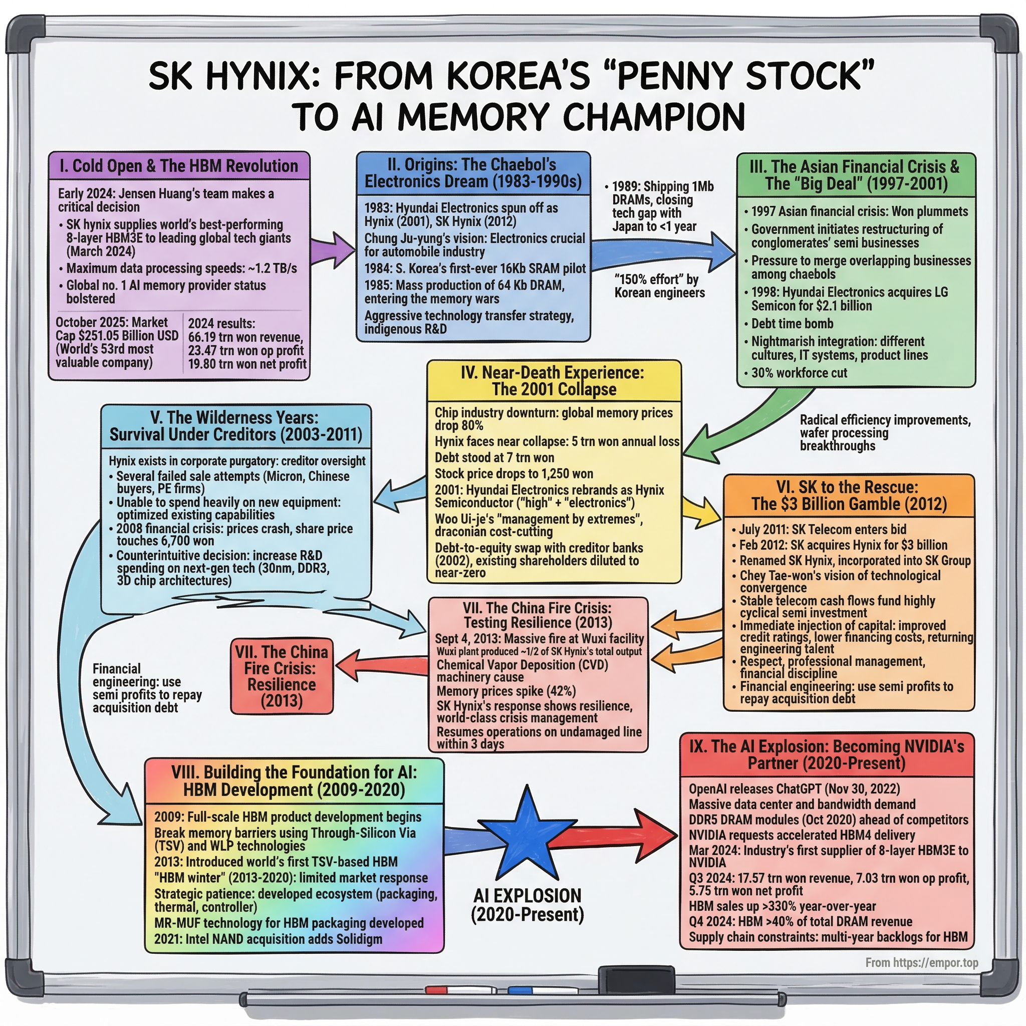 SK hynix visual story map