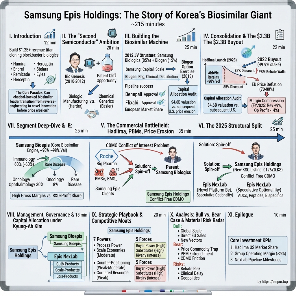 Samsung Epis Holdings visual story map
