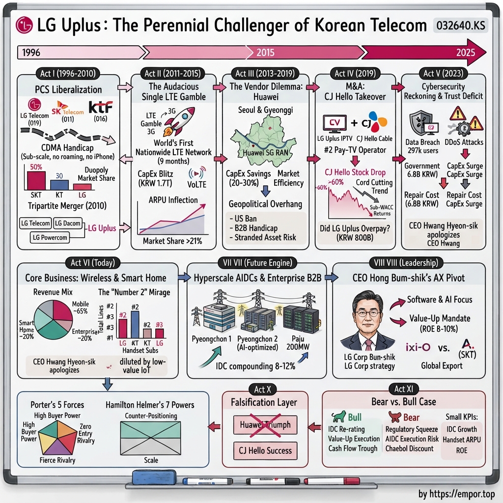 LG Uplus Corp. visual story map