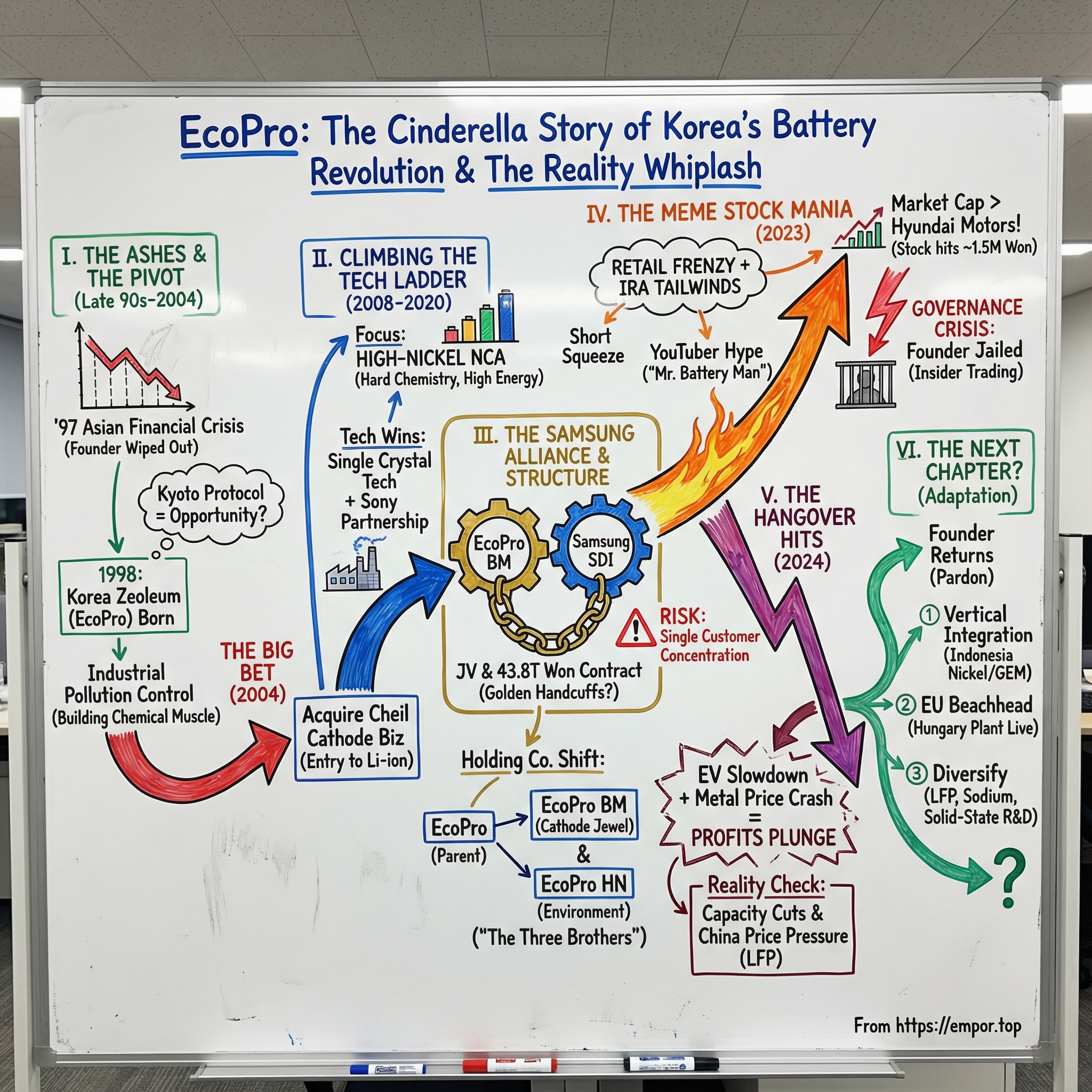 Ecopro Co. Ltd. visual story map