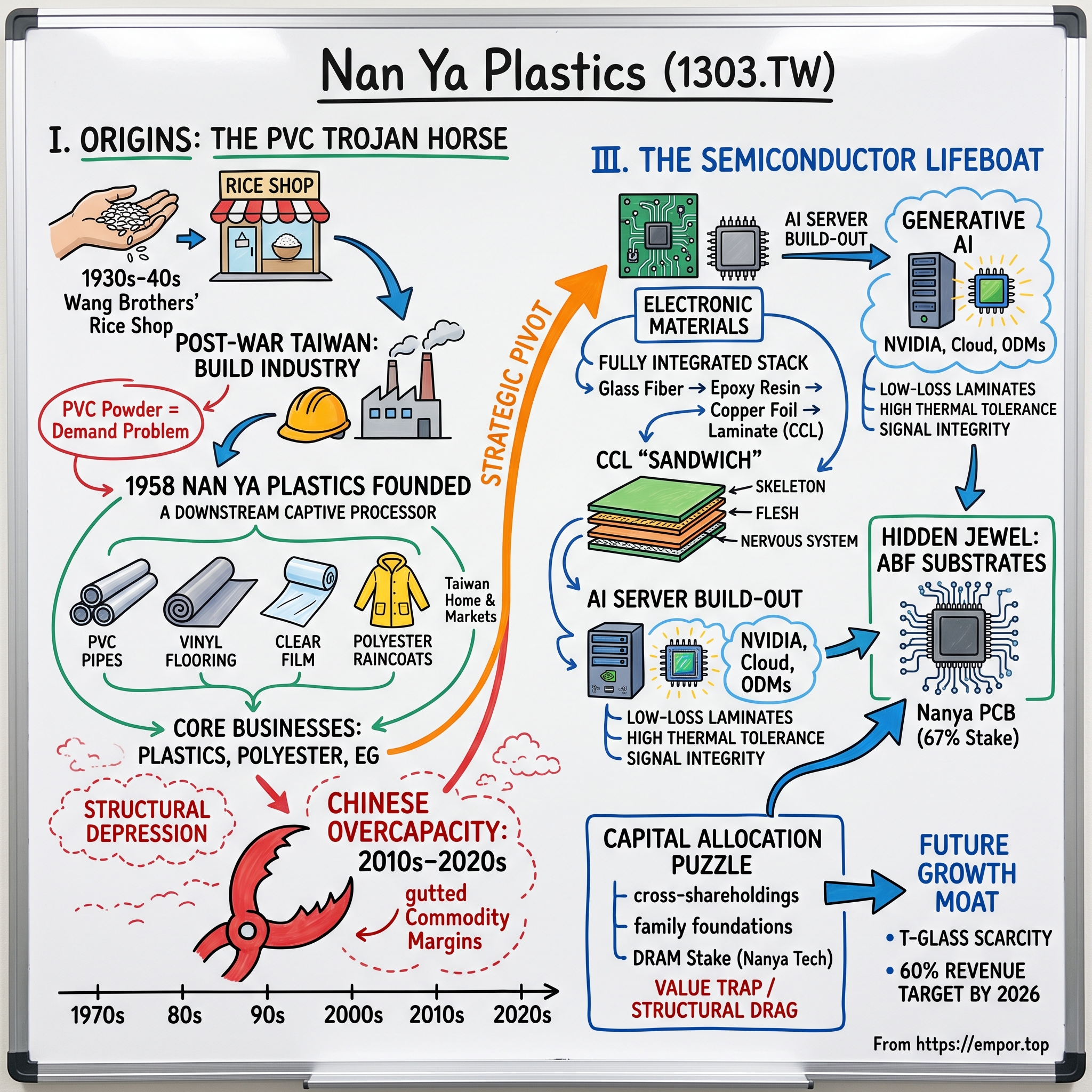 Nan Ya Plastics Corporation visual story map