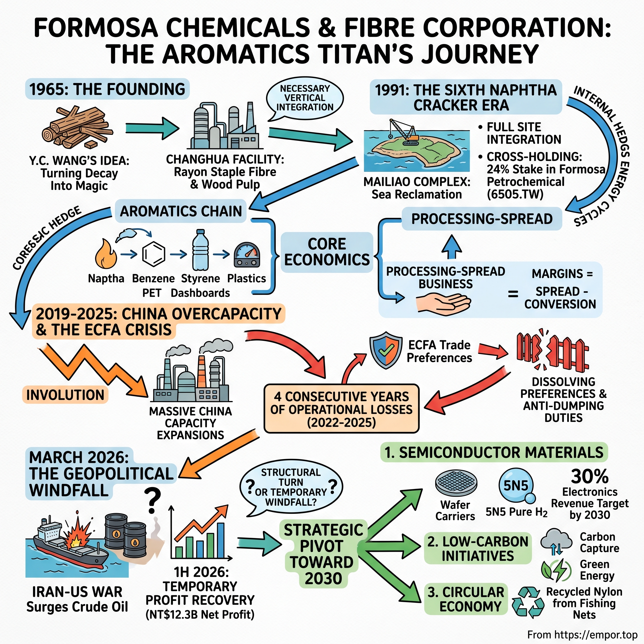 Formosa Chemicals & Fibre Corporation visual story map