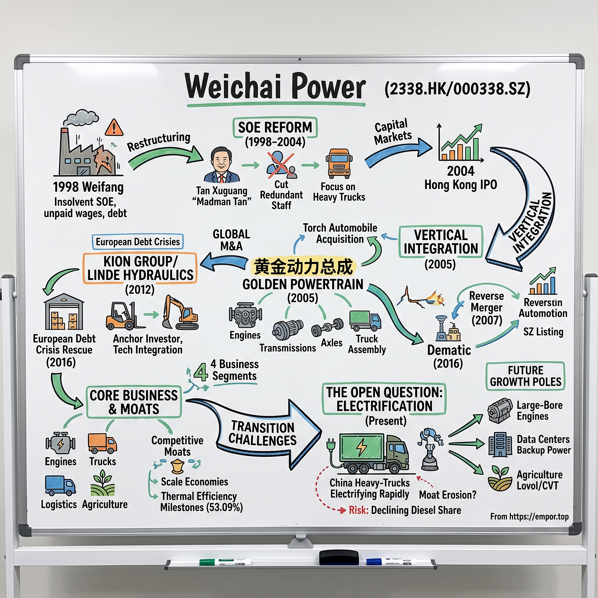 Weichai Power Co., Ltd. visual story map
