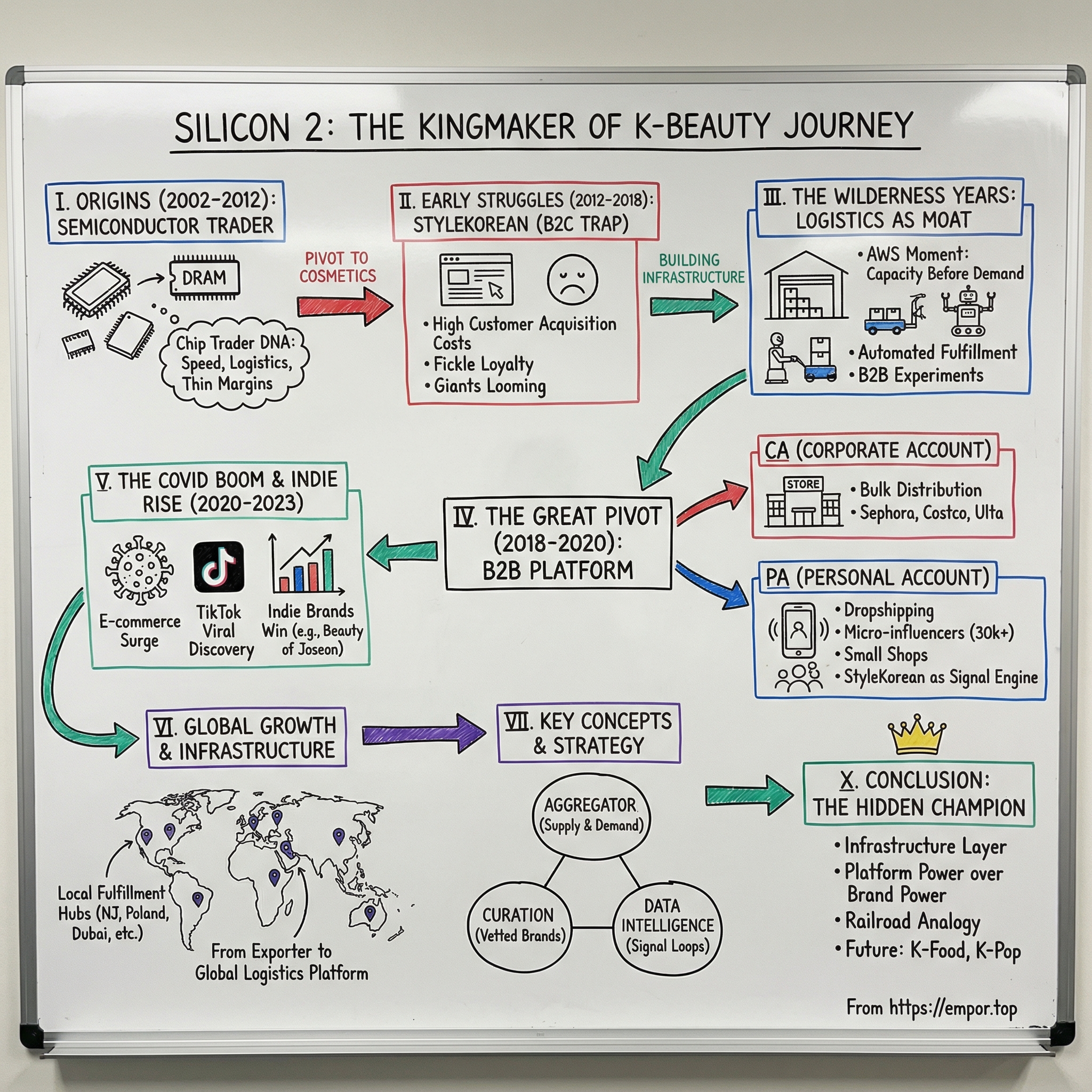 Silicon 2 Co visual story map