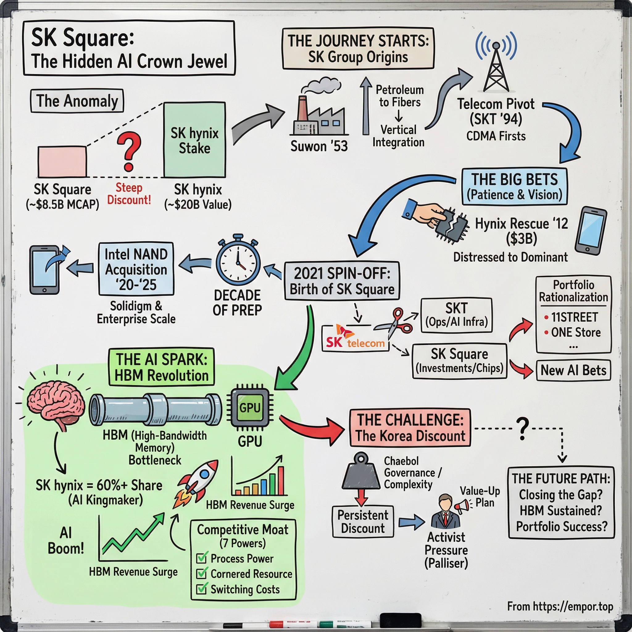 SK Square Co. Ltd. visual story map