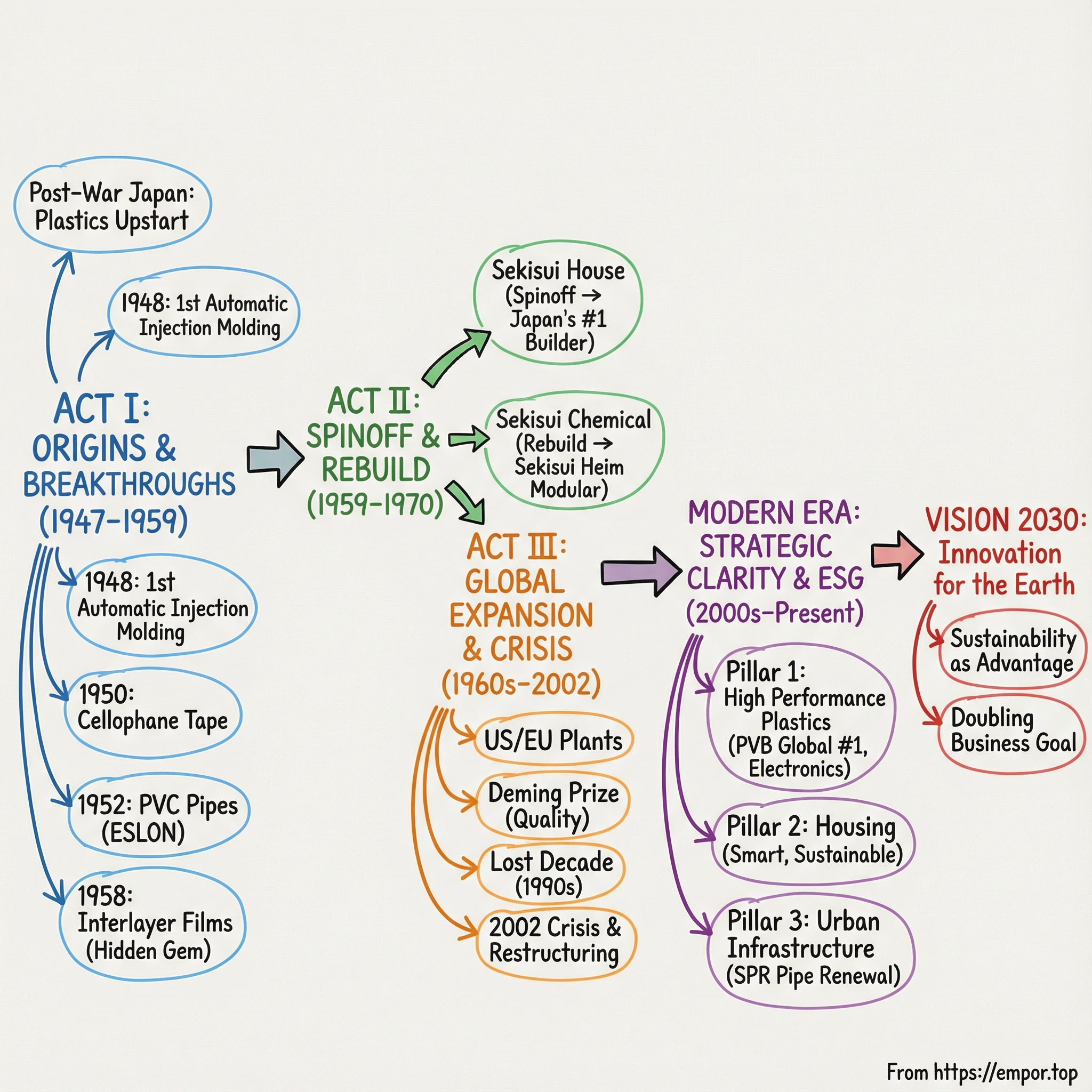Sekisui Chemical Co. Ltd. visual story map
