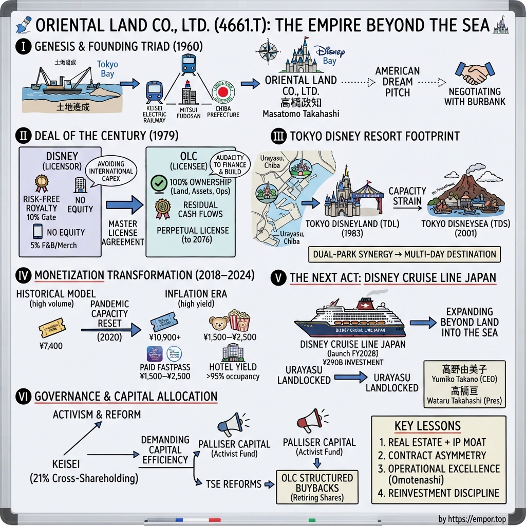 Oriental Land Co., Ltd. visual story map