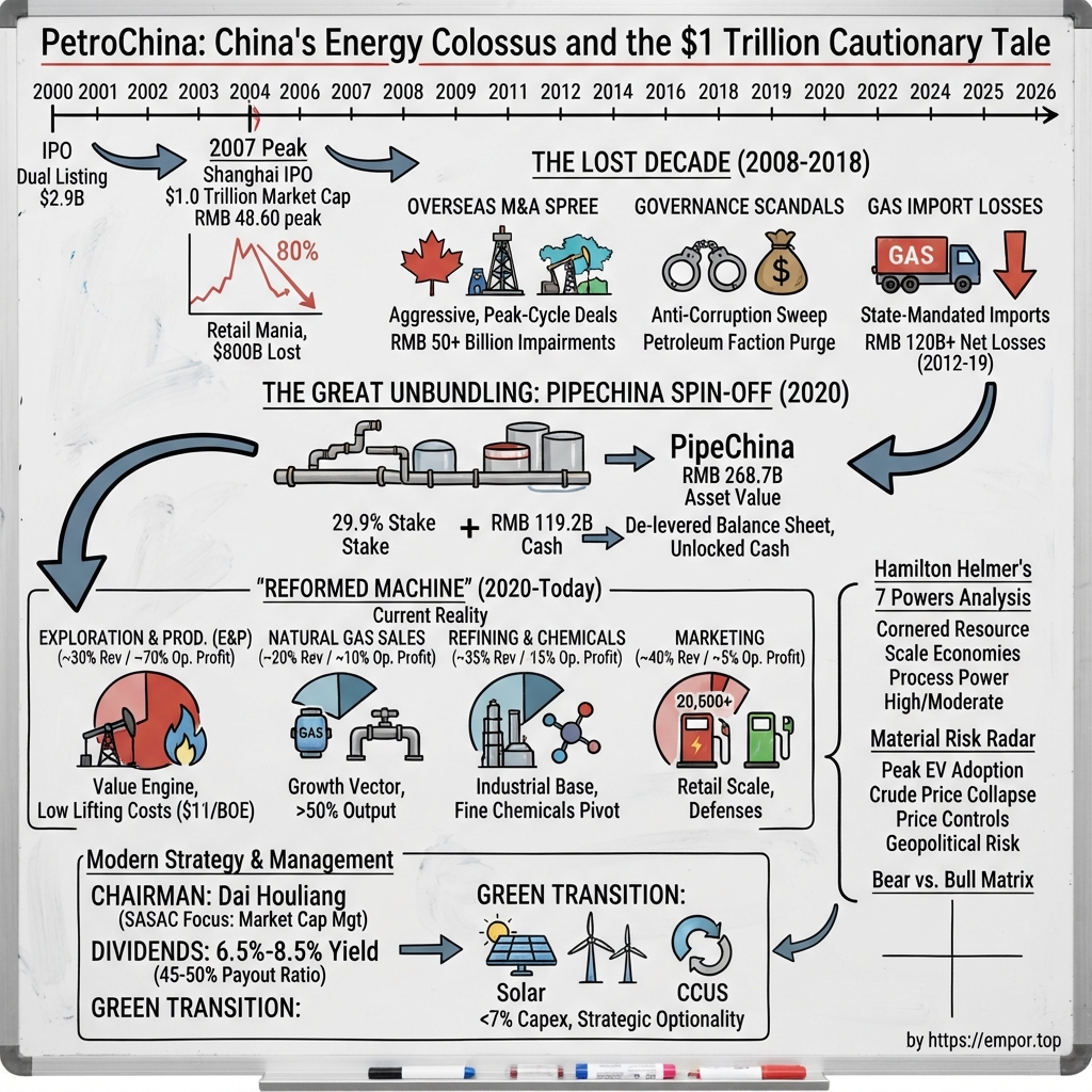 PetroChina Company Limited visual story map