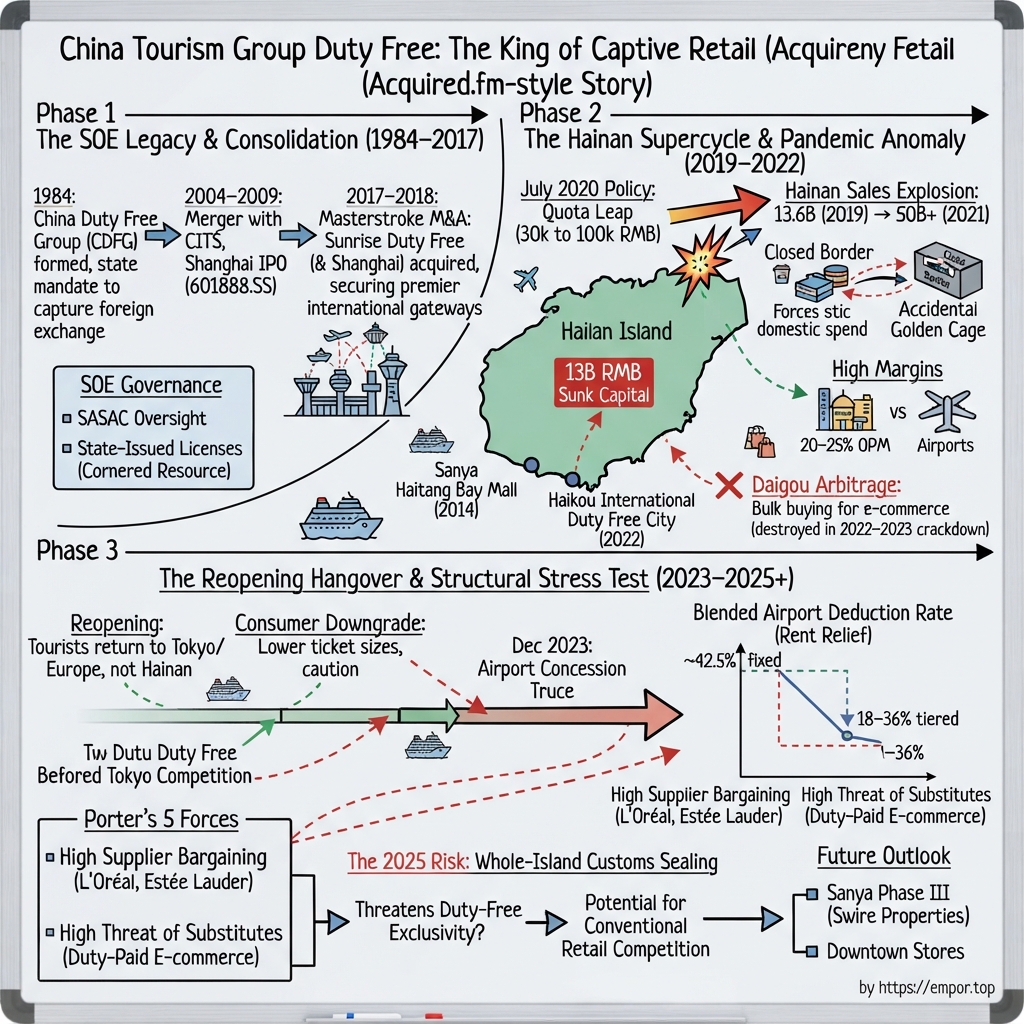China Tourism Group Duty Free Corporation Limited visual story map