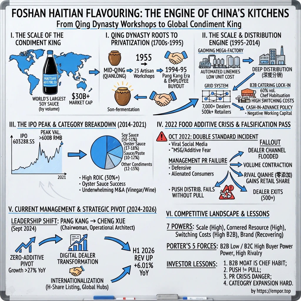 Foshan Haitian Flavouring and Food Company Ltd. visual story map