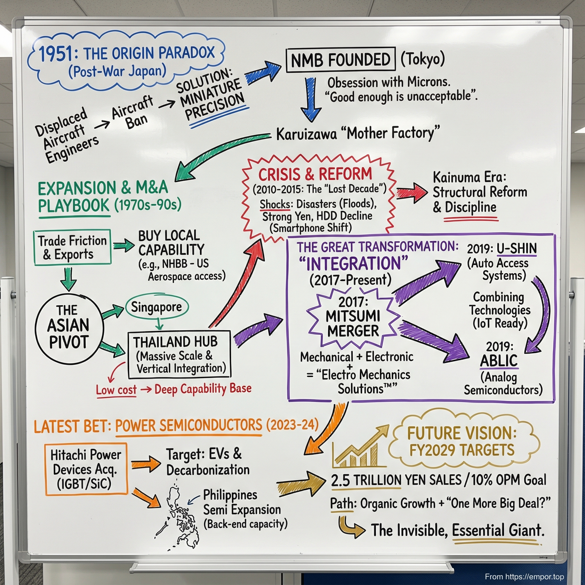 MINEBEA MITSUMI Inc. visual story map