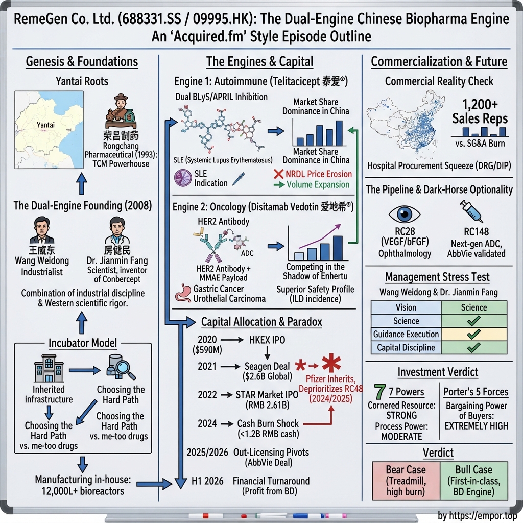 RemeGen Co. Ltd. Class A visual story map
