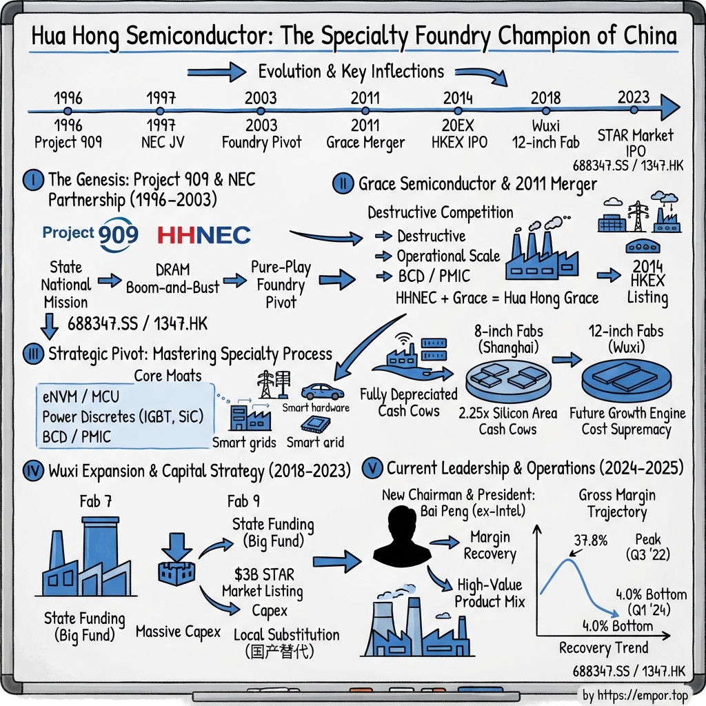 Hua Hong Semiconductor Ltd visual story map