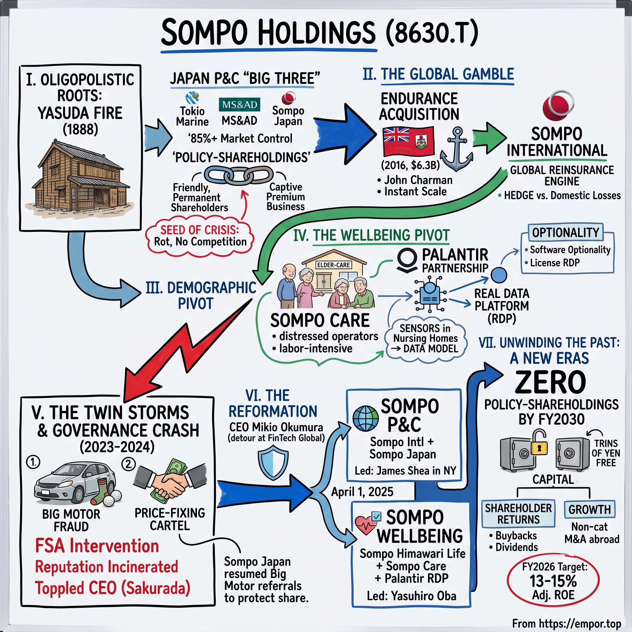 Sompo Holdings, Inc. visual story map