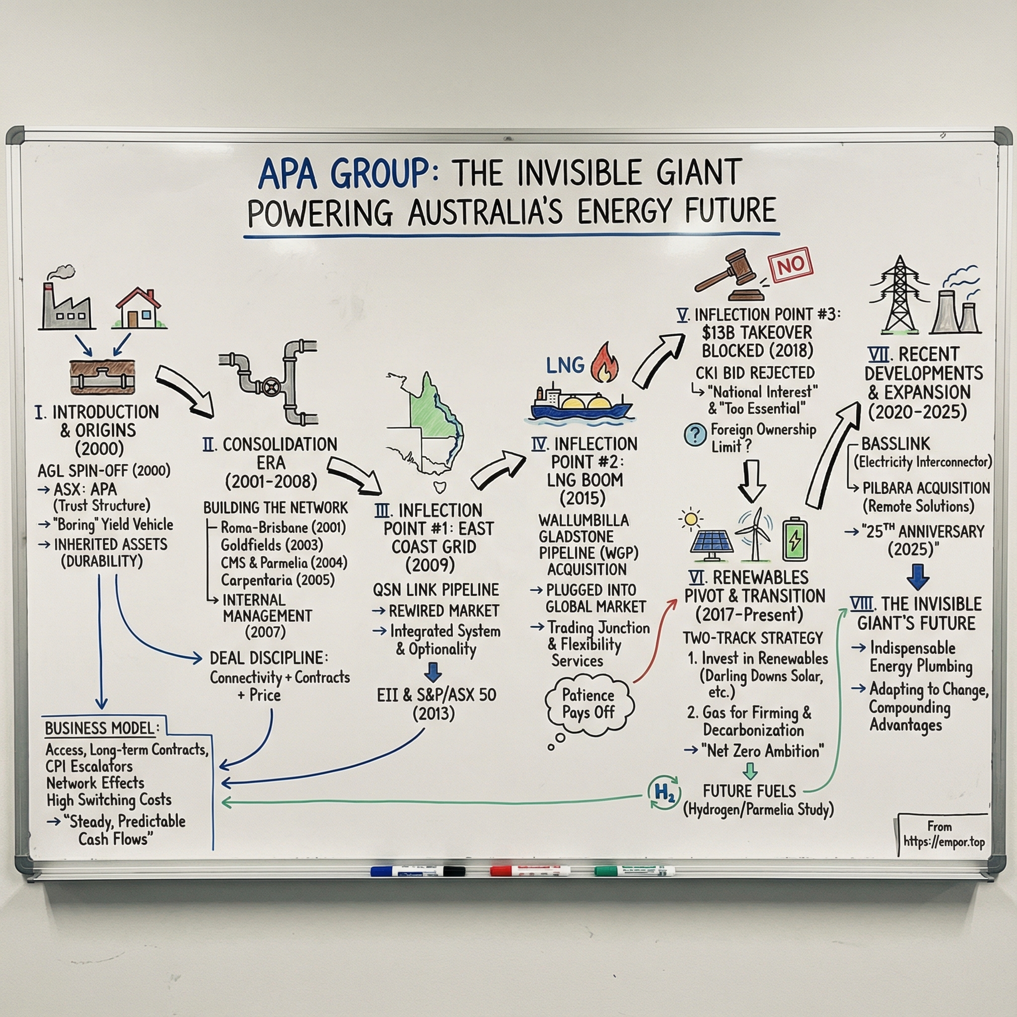 APA Group visual story map