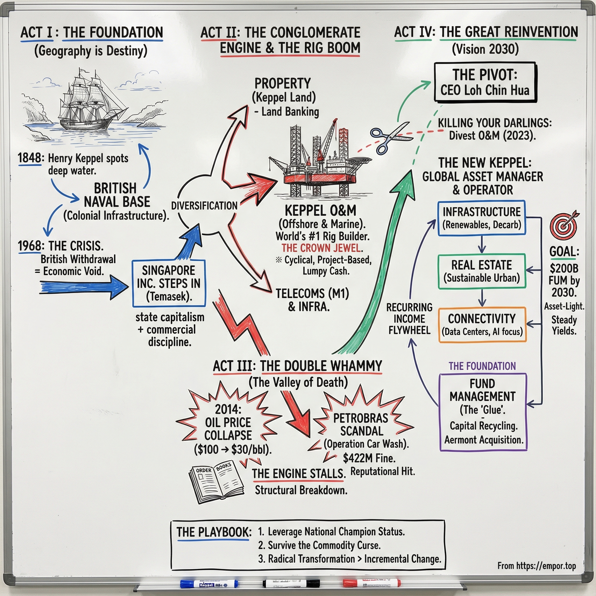 Keppel Ltd. visual story map