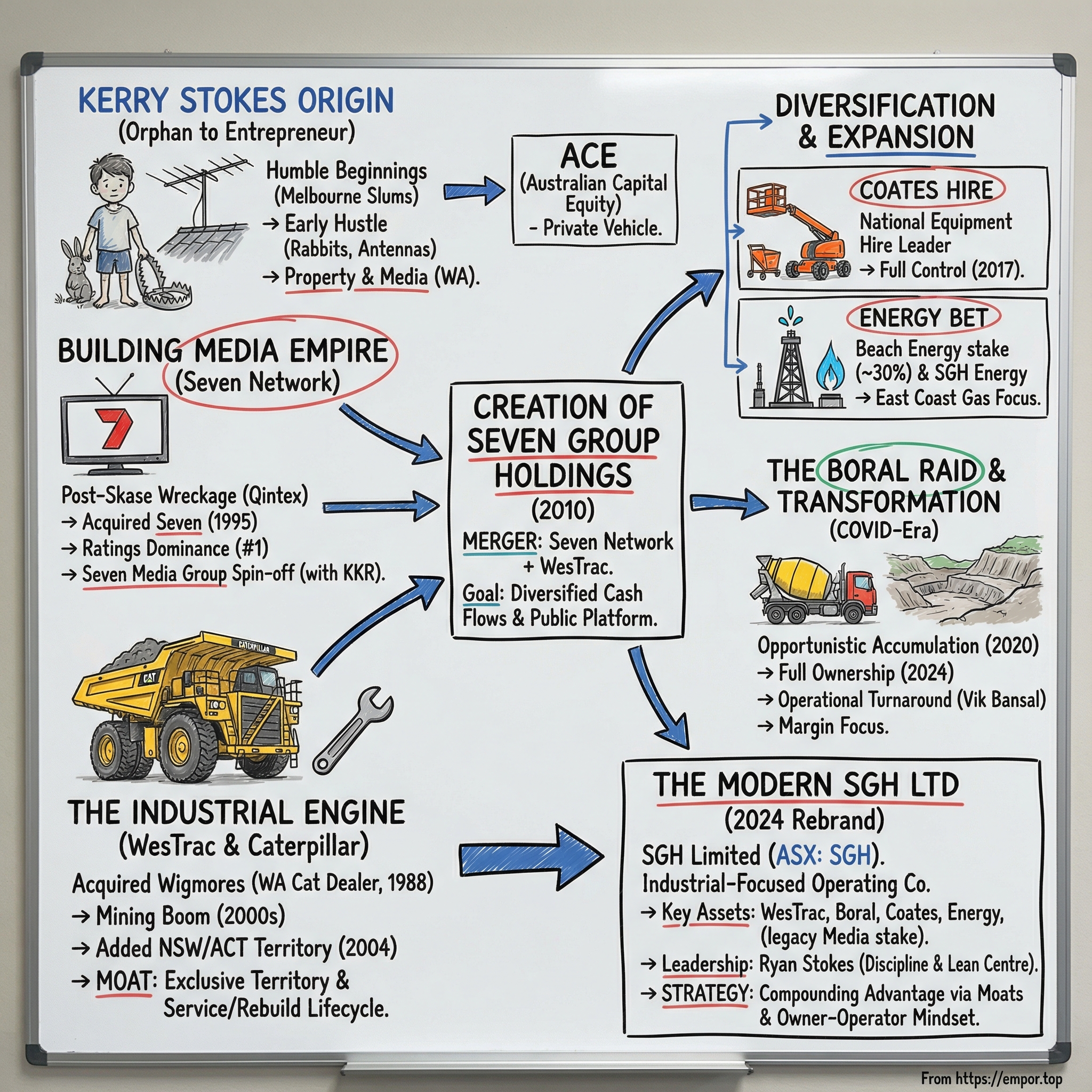 SGH Ltd. visual story map