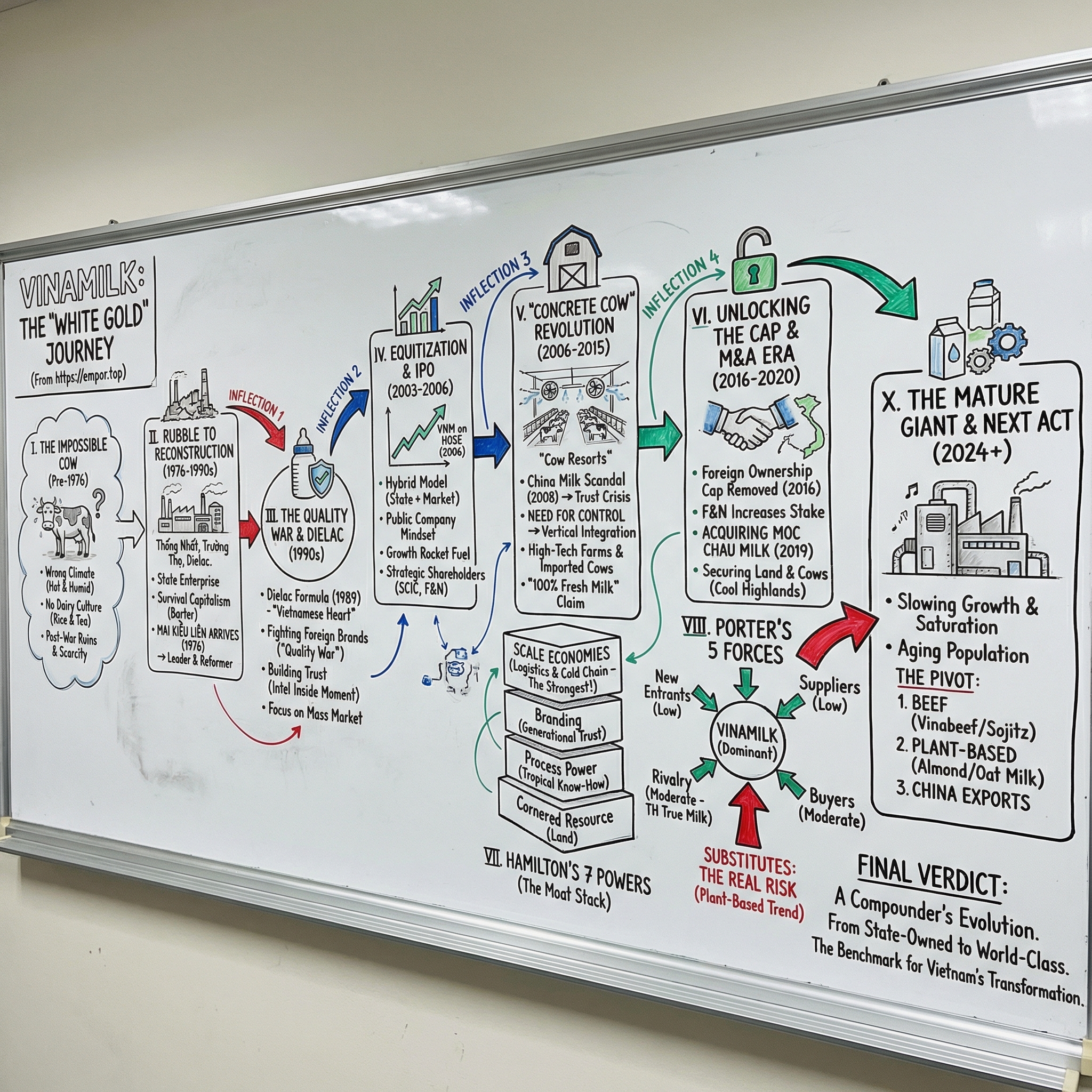 Vietnam Dairy Products visual story map