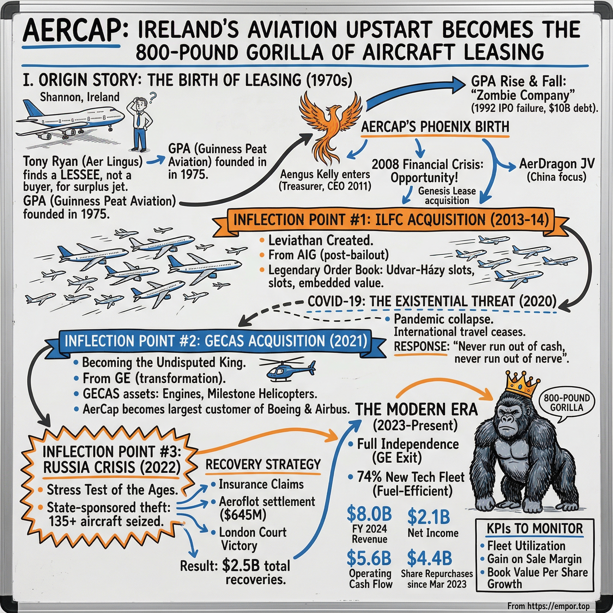 AerCap visual story map