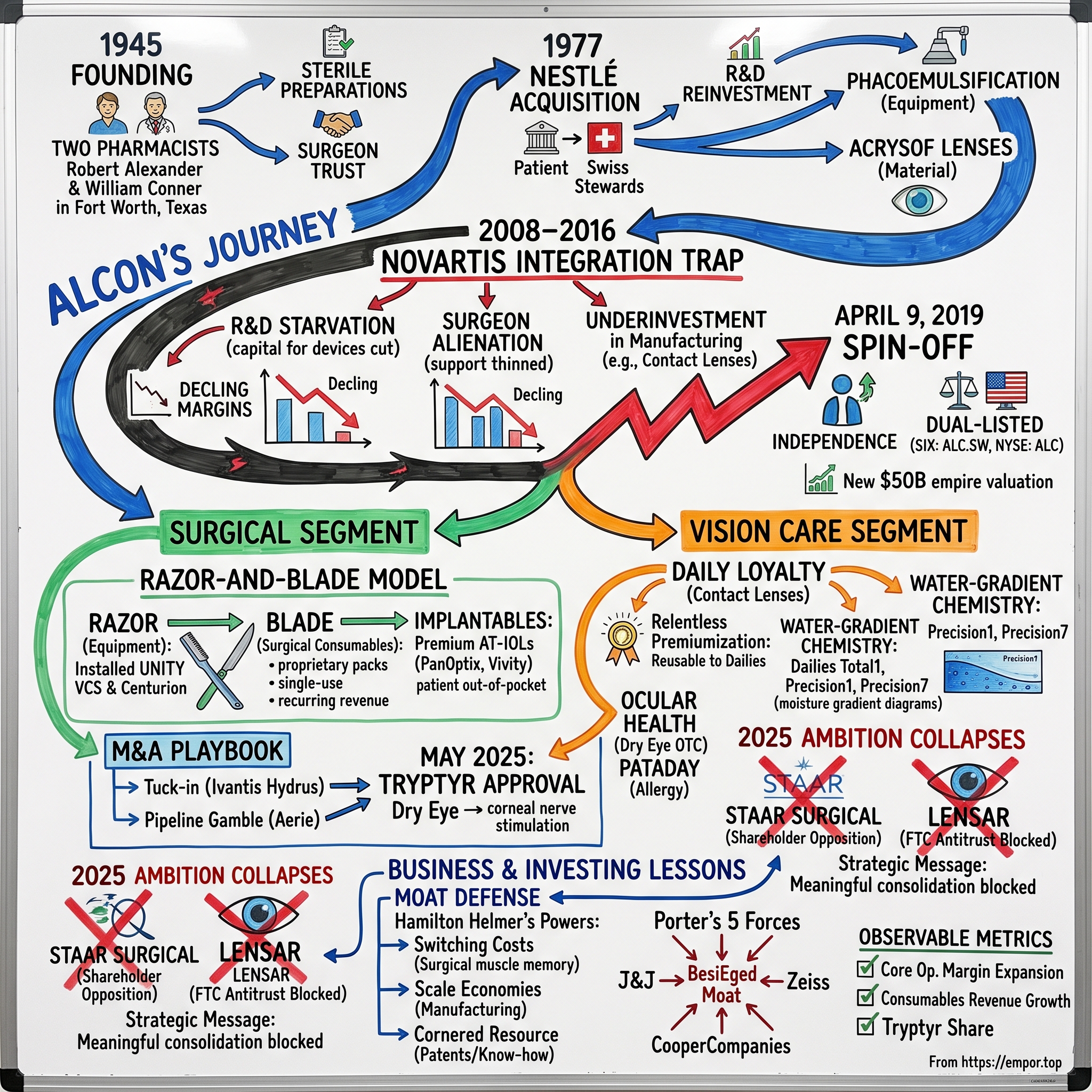 Alcon Inc. visual story map