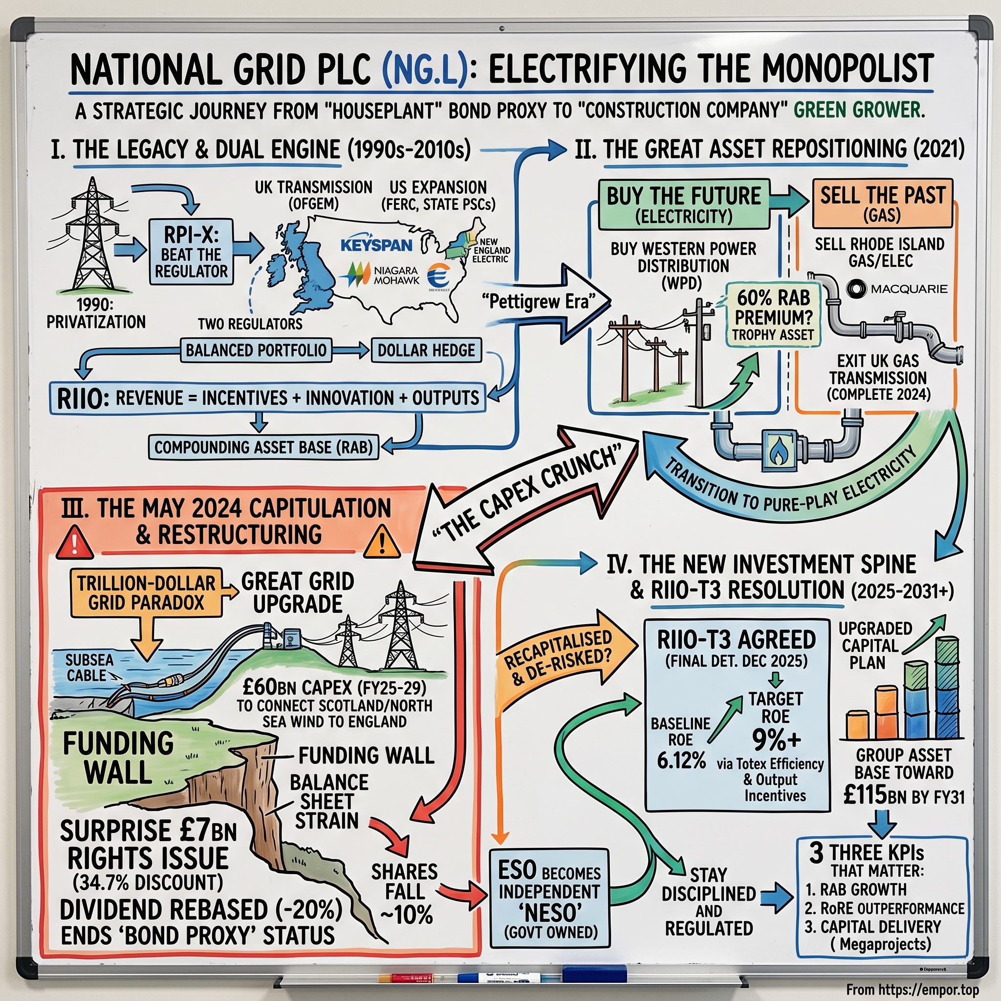 National Grid plc visual story map