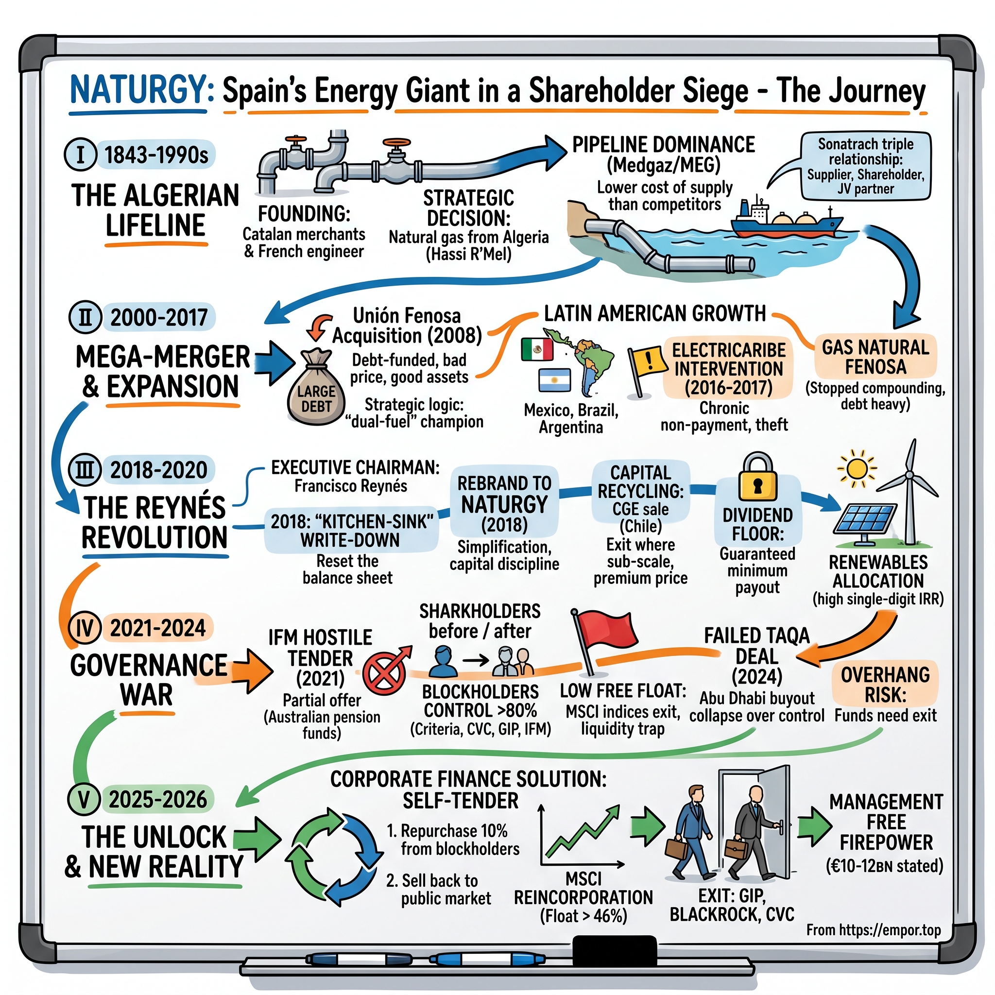 Naturgy Energy Group, S.A. visual story map