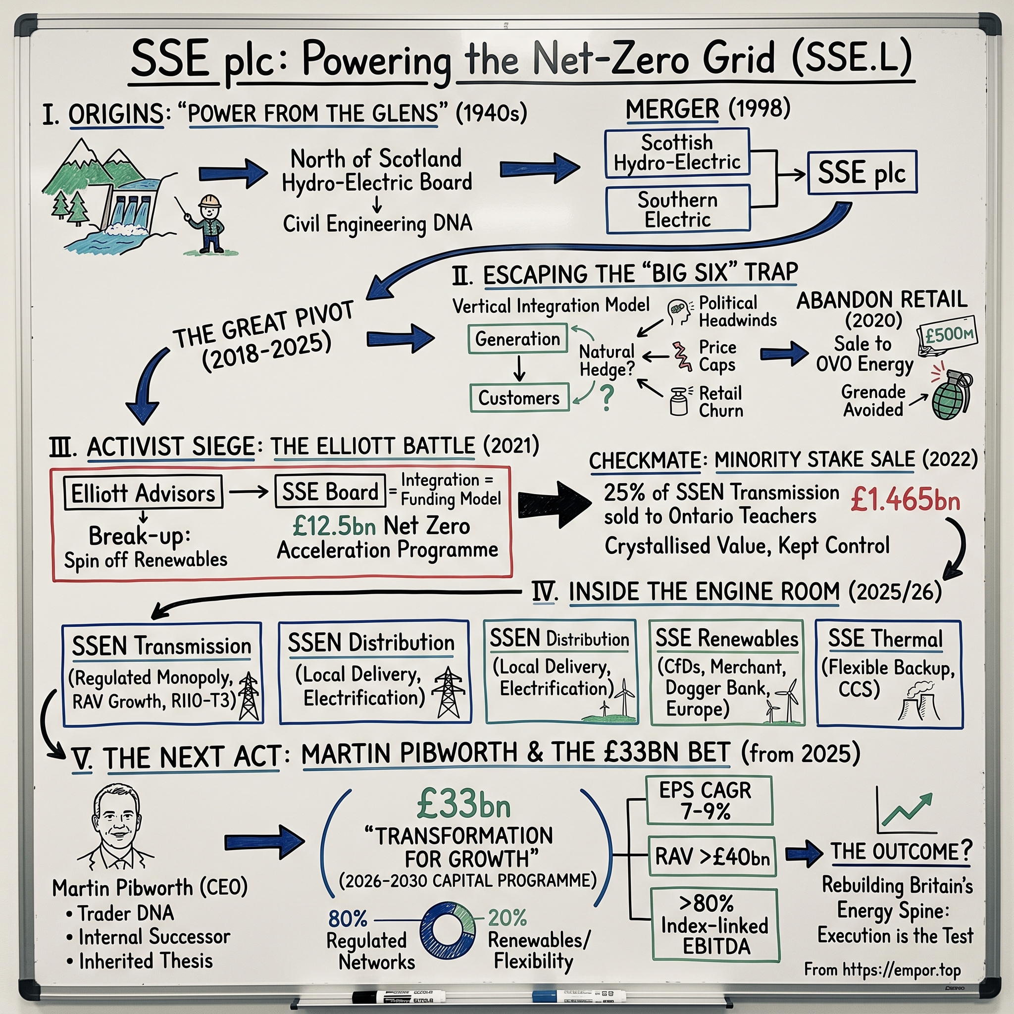 SSE plc visual story map