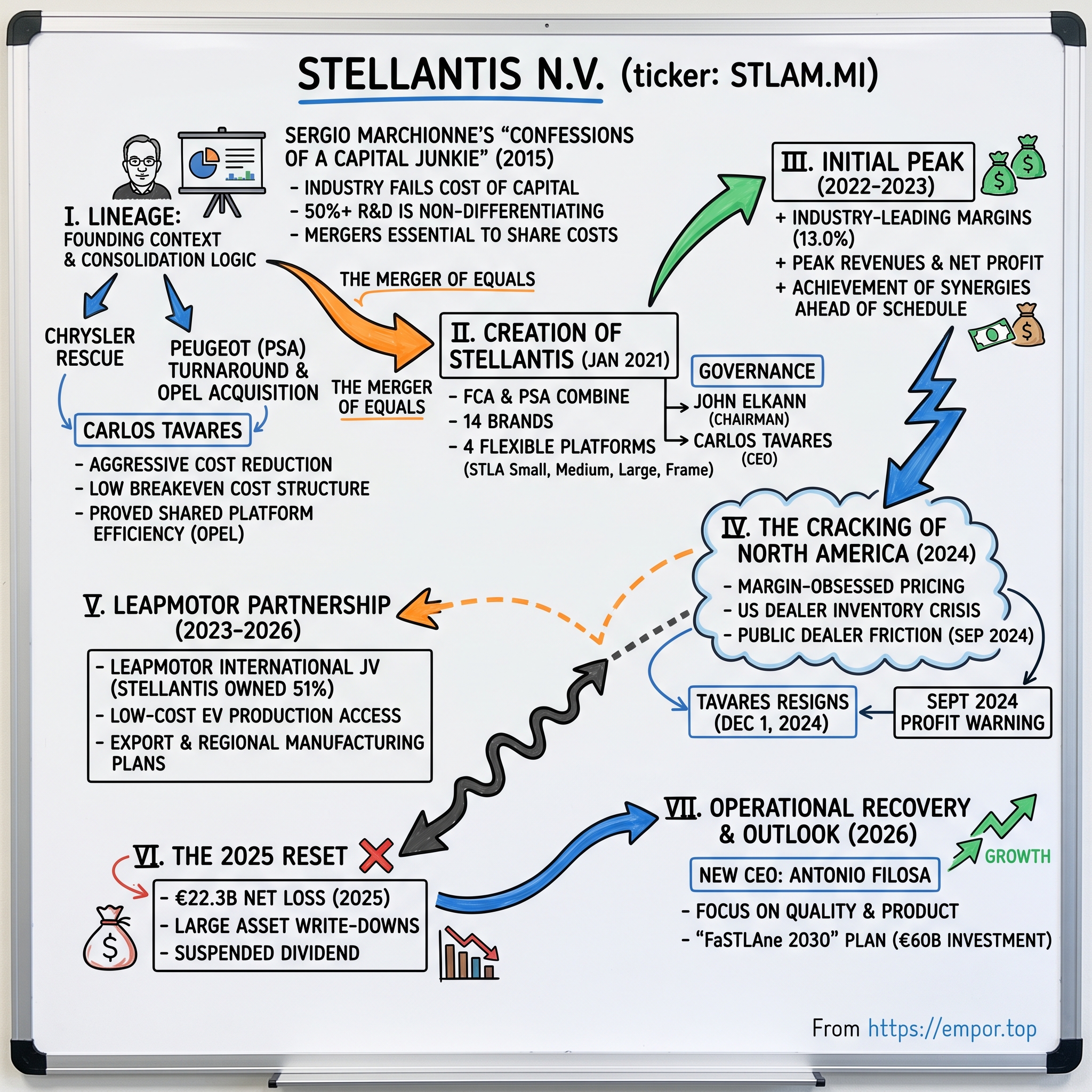 Stellantis N.V. visual story map
