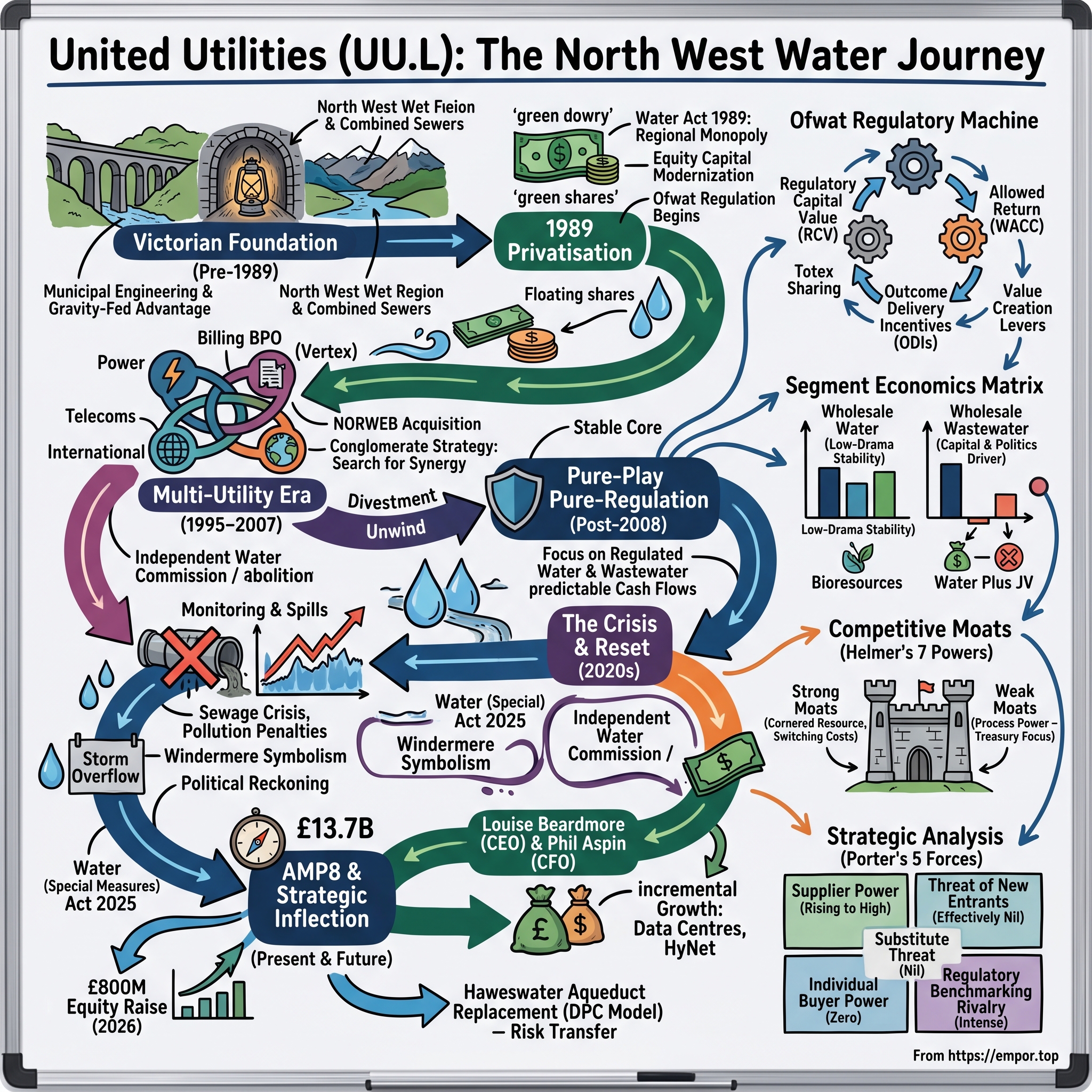 United Utilities Group PLC visual story map