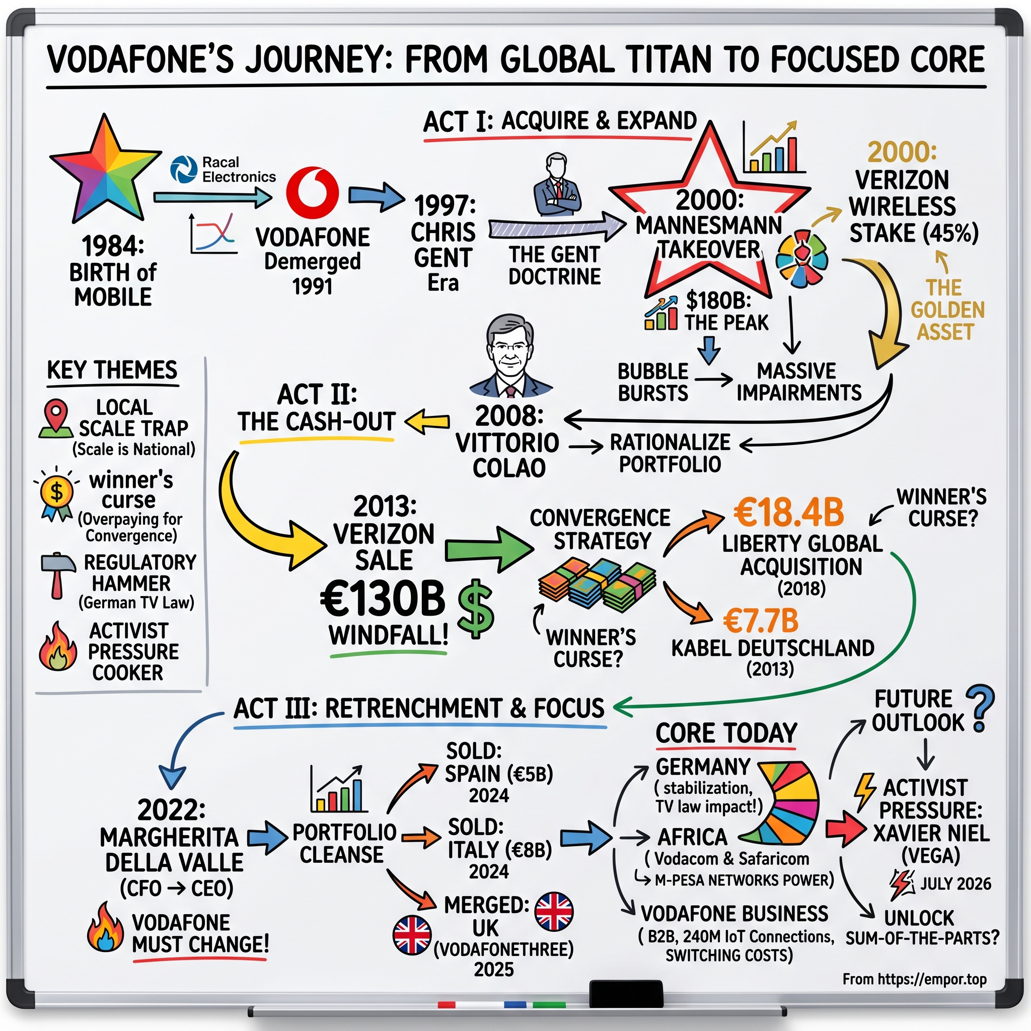 Vodafone Group Plc visual story map