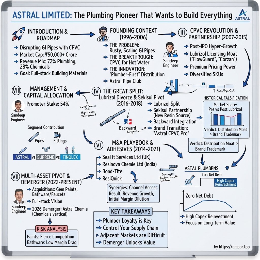 Astral Limited visual story map