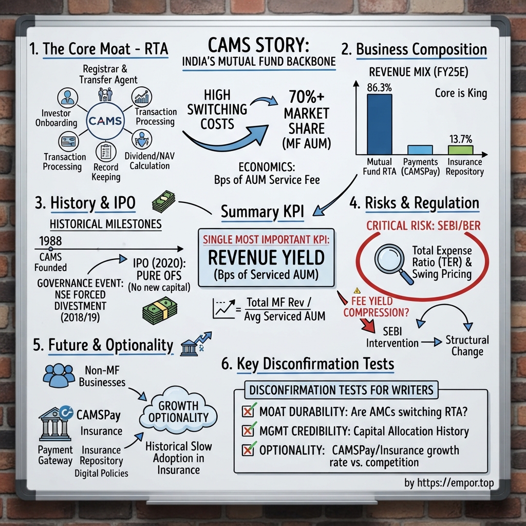 Computer Age Management Services Limited visual story map