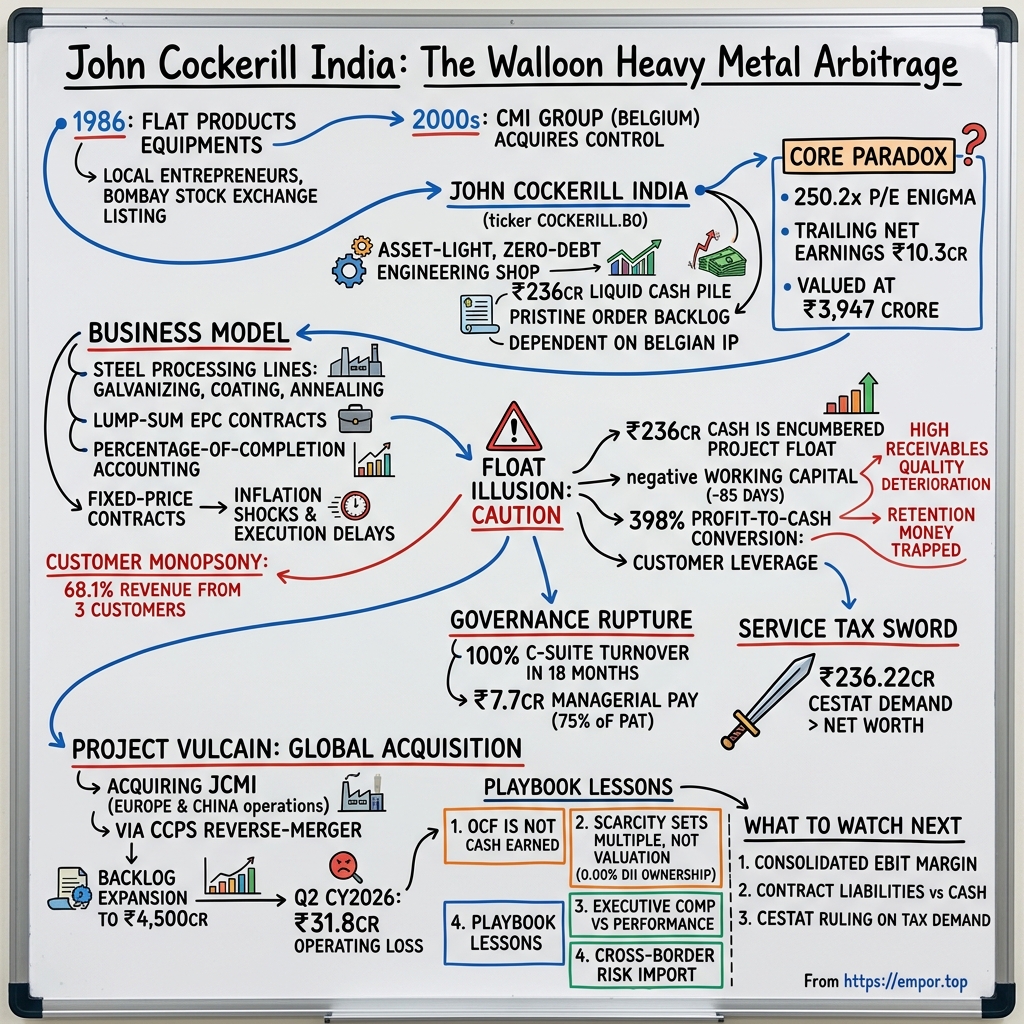 John Cockerill India Ltd. visual story map