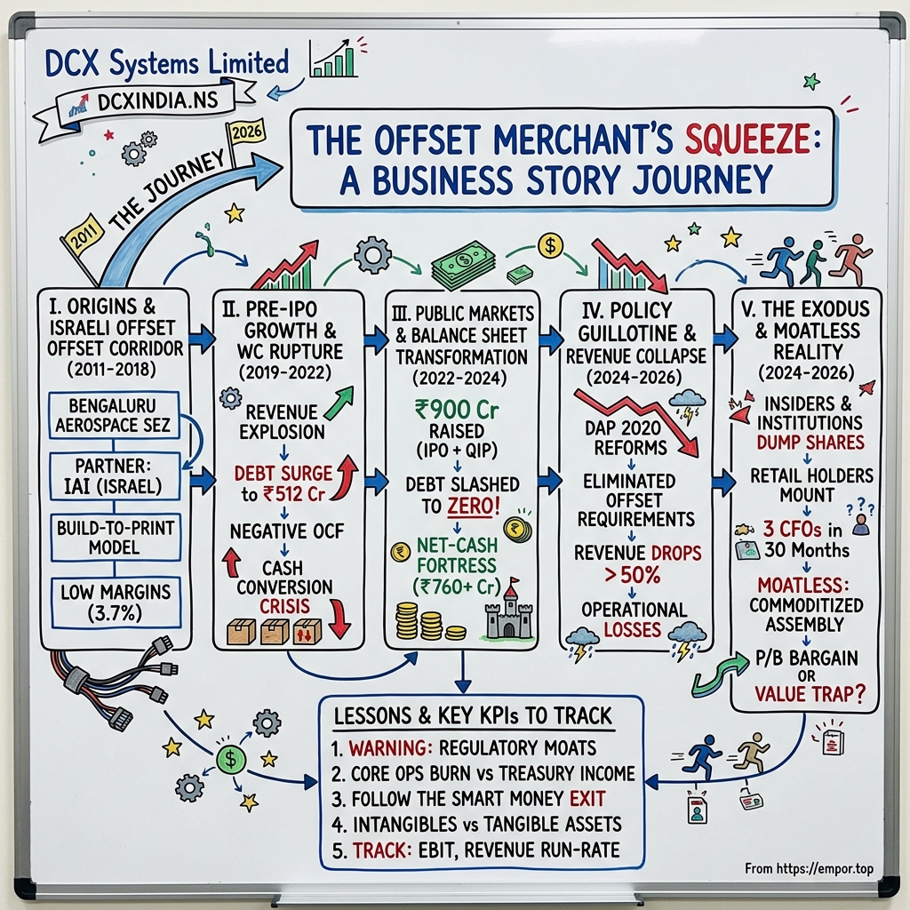 DCX Systems Limited visual story map