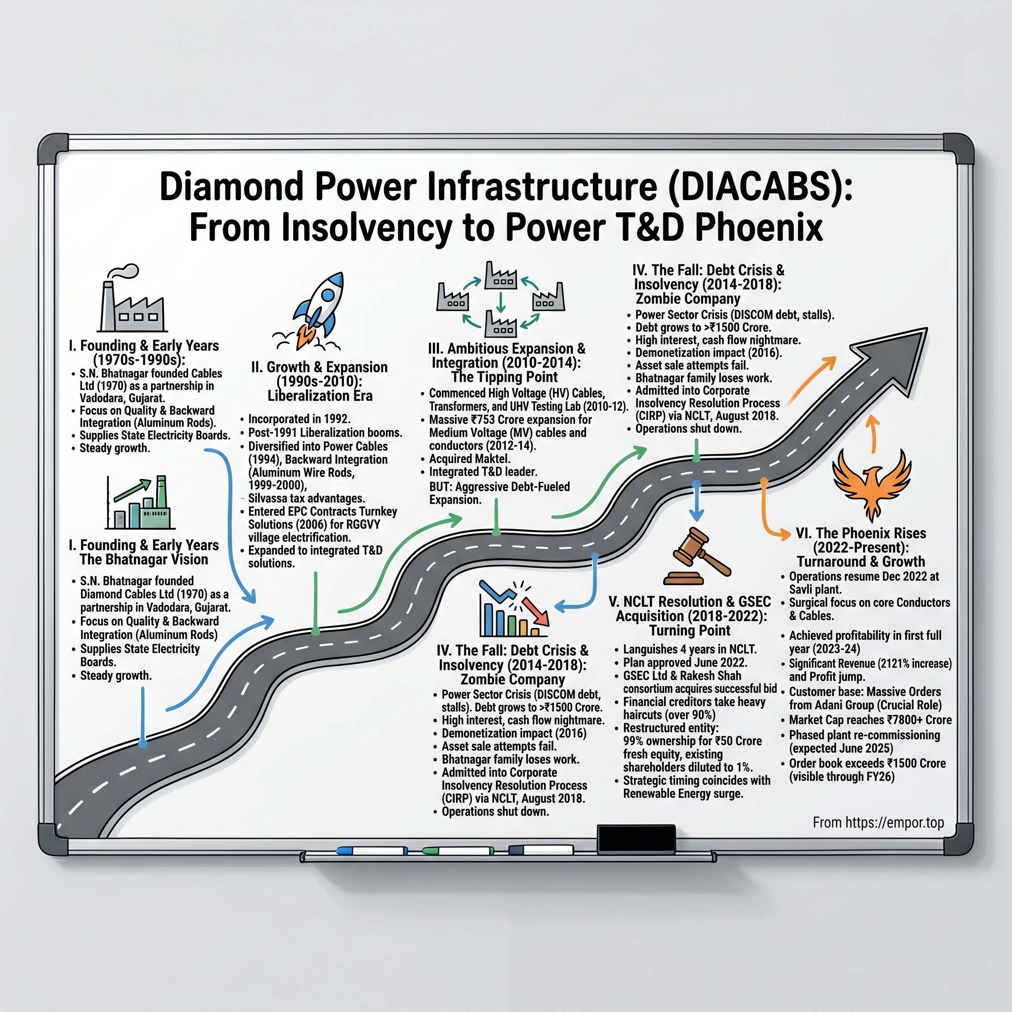 Diamond Power Infrastructure visual story map