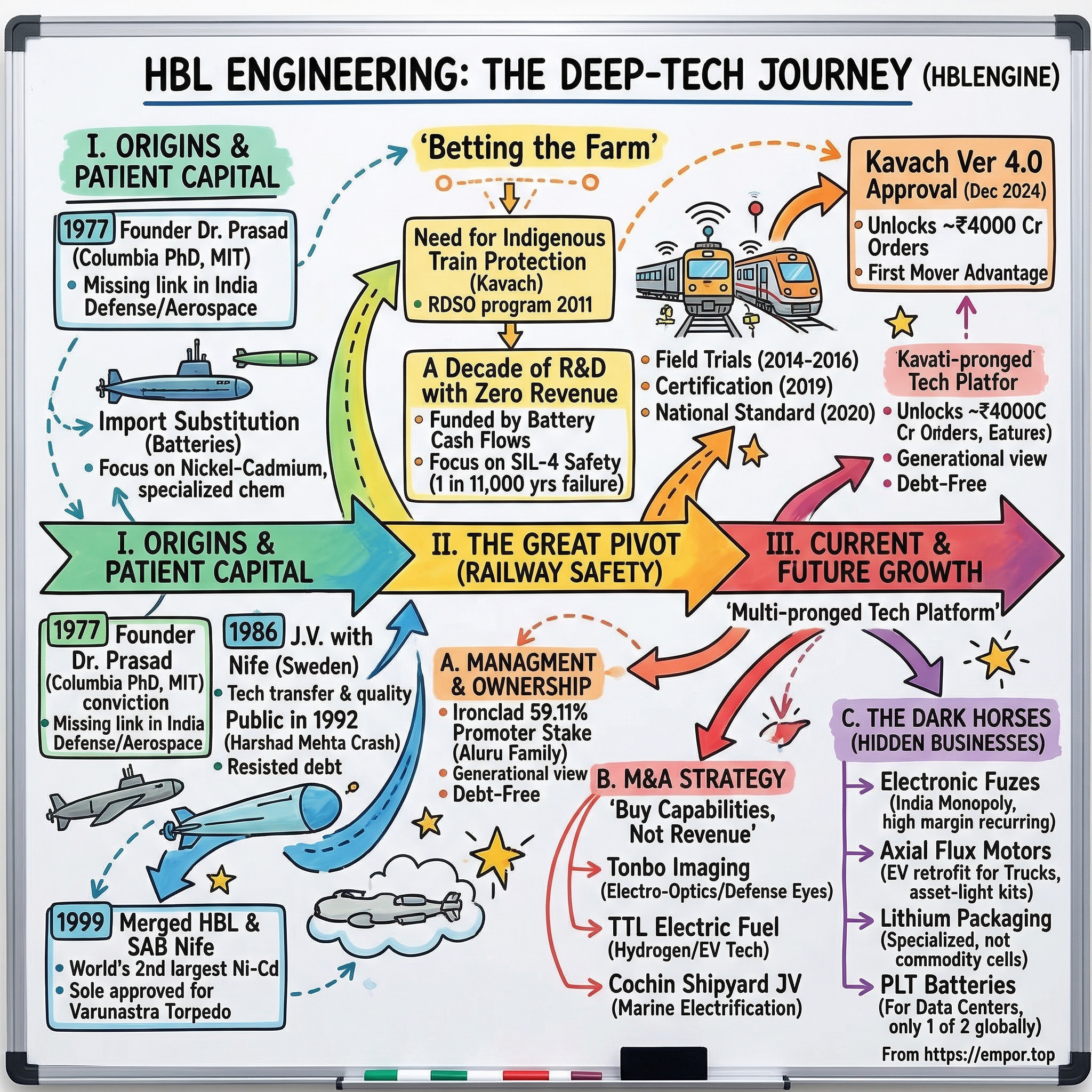 HBL Engineering visual story map