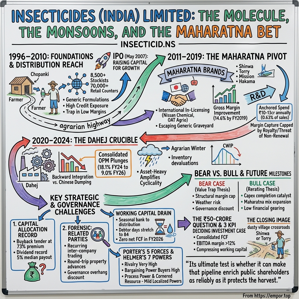 Insecticides (India) Limited visual story map