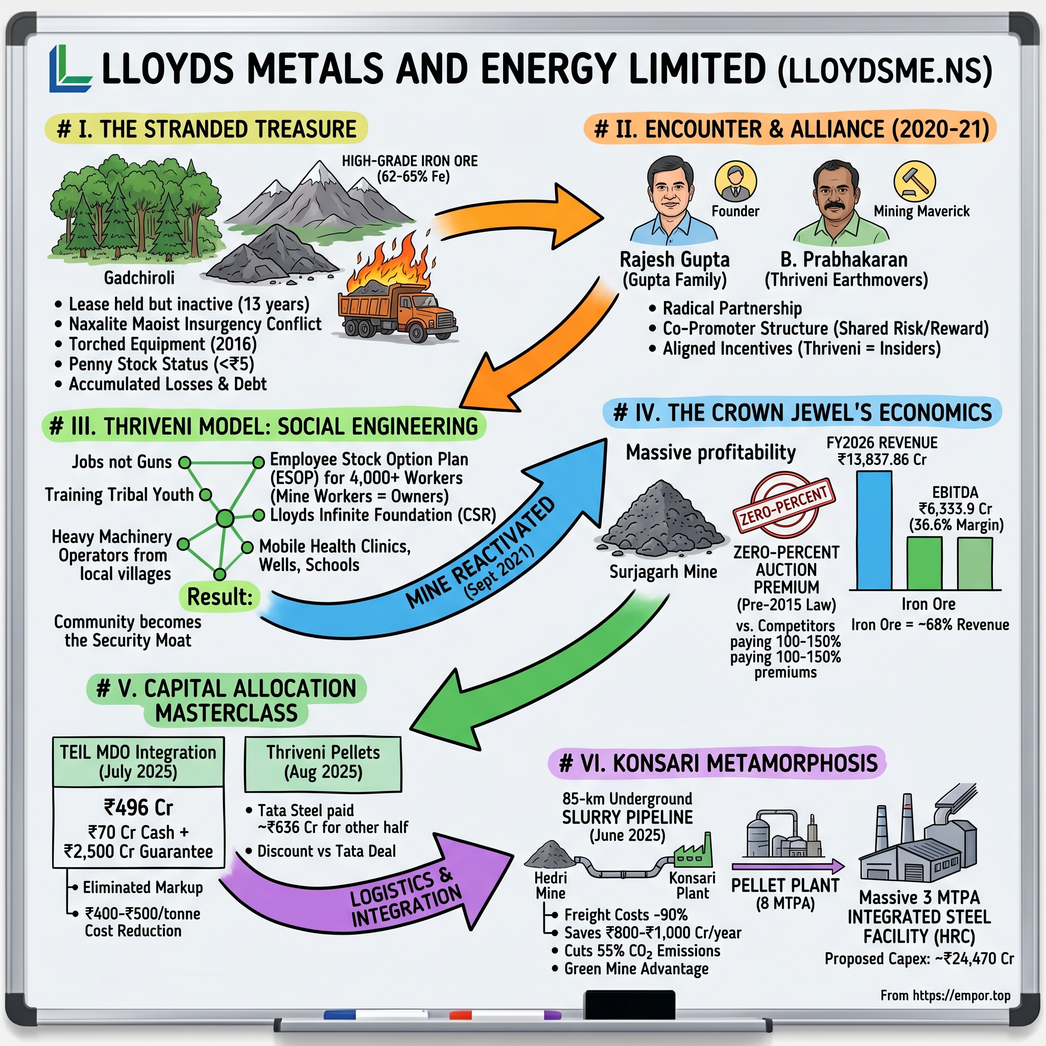 Lloyds Metals and Energy Limited visual story map