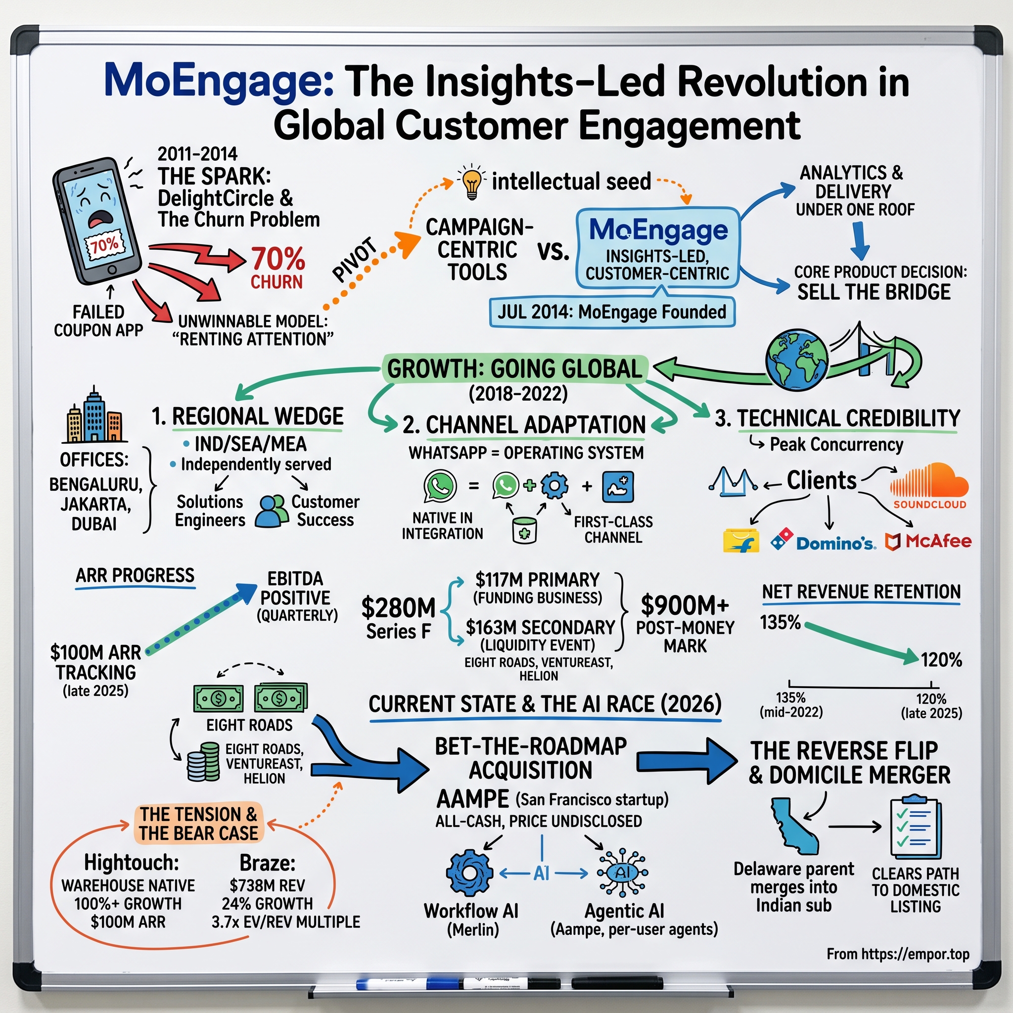 MoEngage visual story map