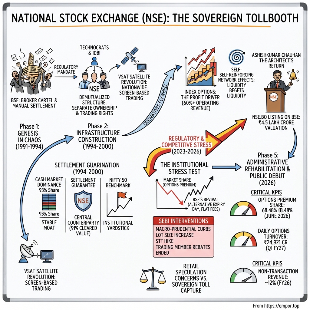 National Stock Exchange visual story map