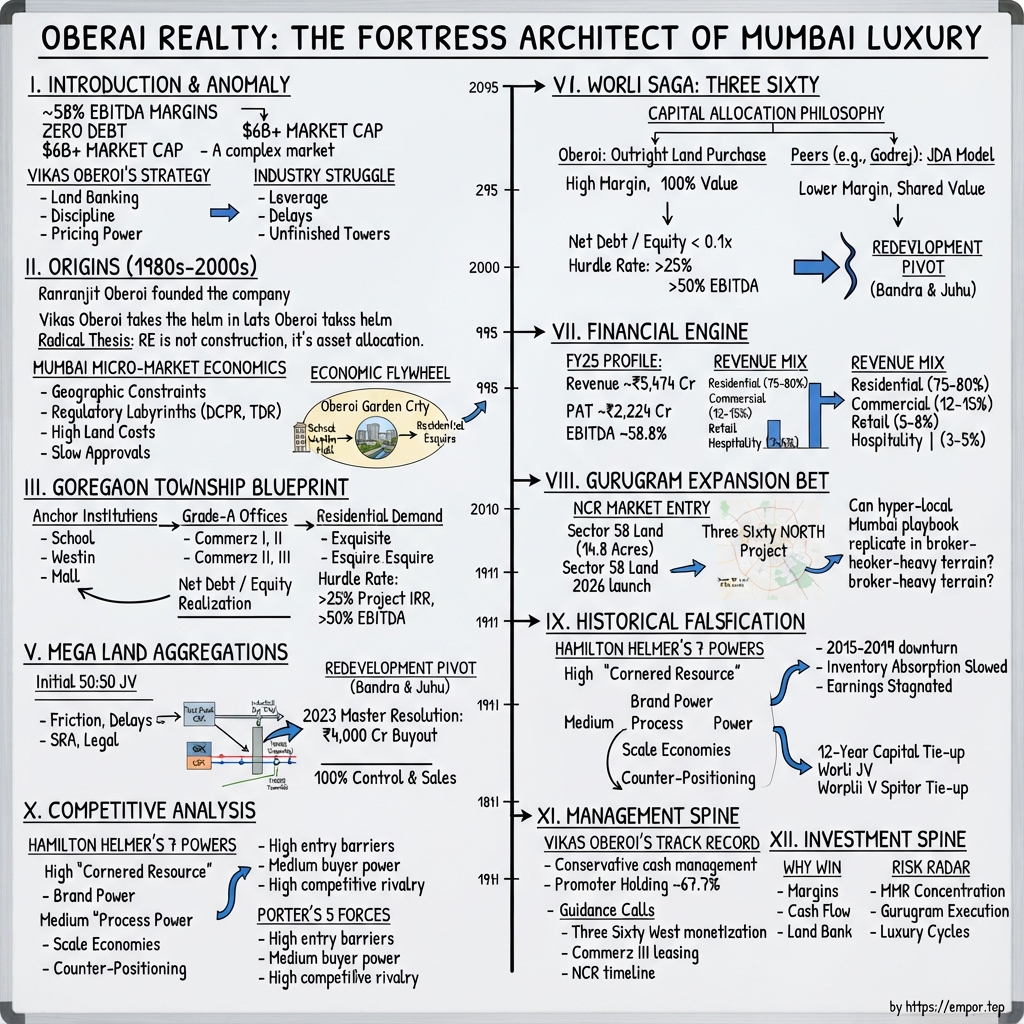 Oberoi Realty Limited visual story map