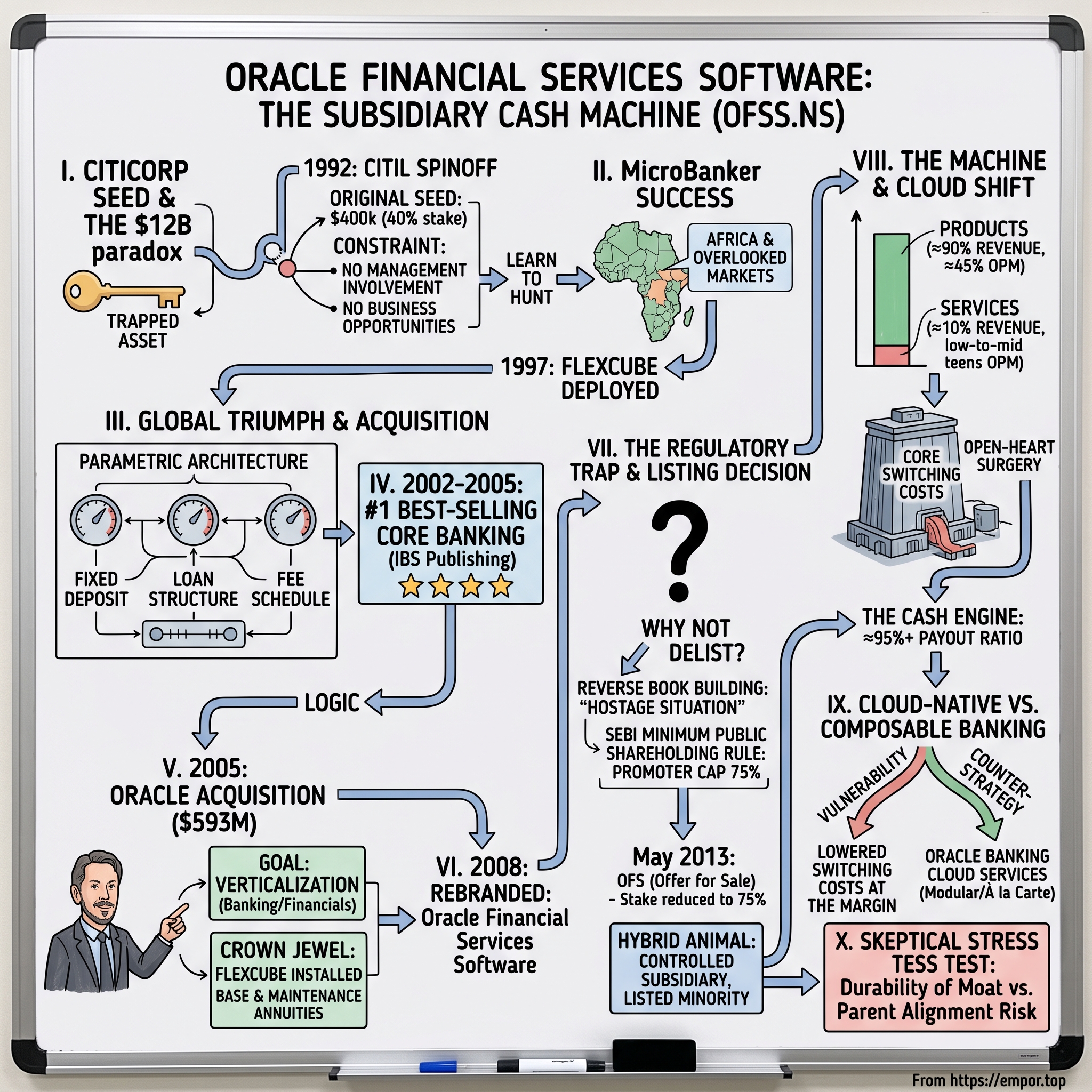 Oracle Financial Services Software Limited visual story map