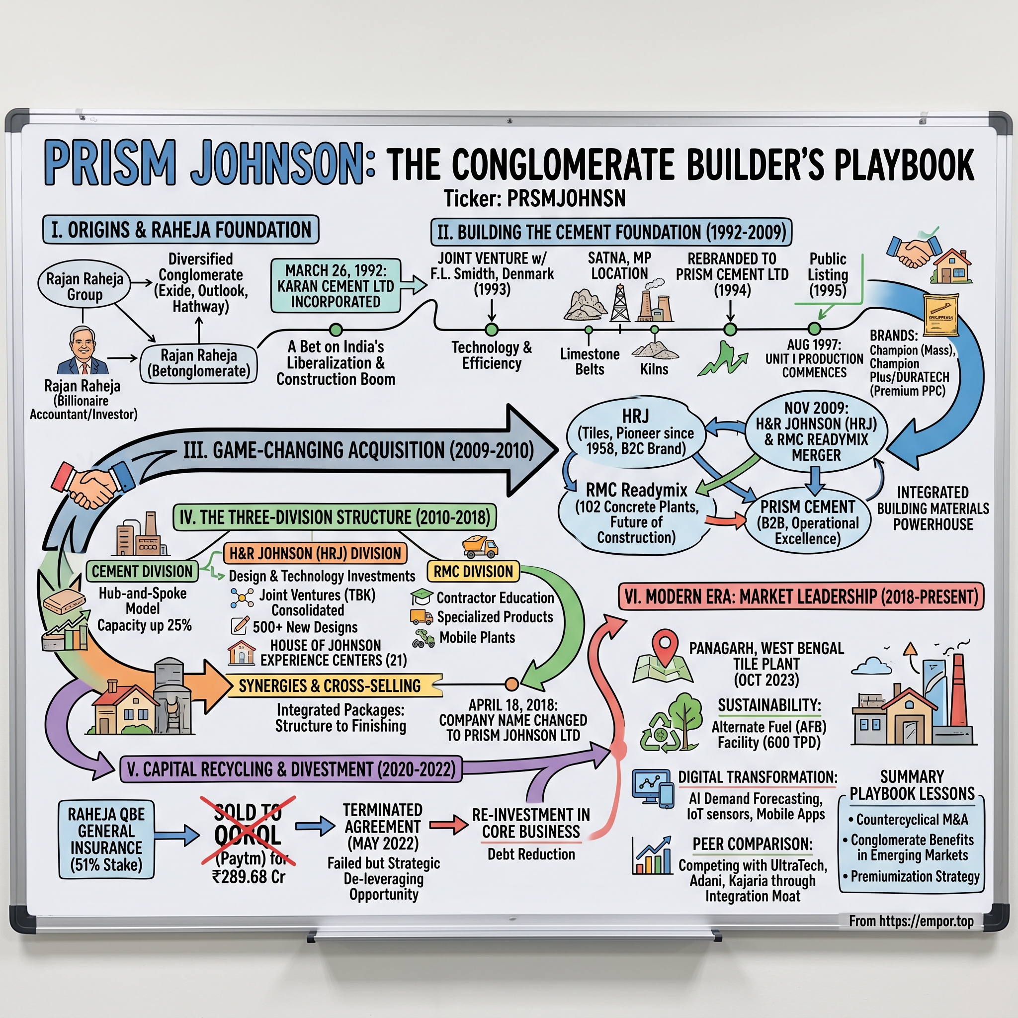 Prism Johnson visual story map