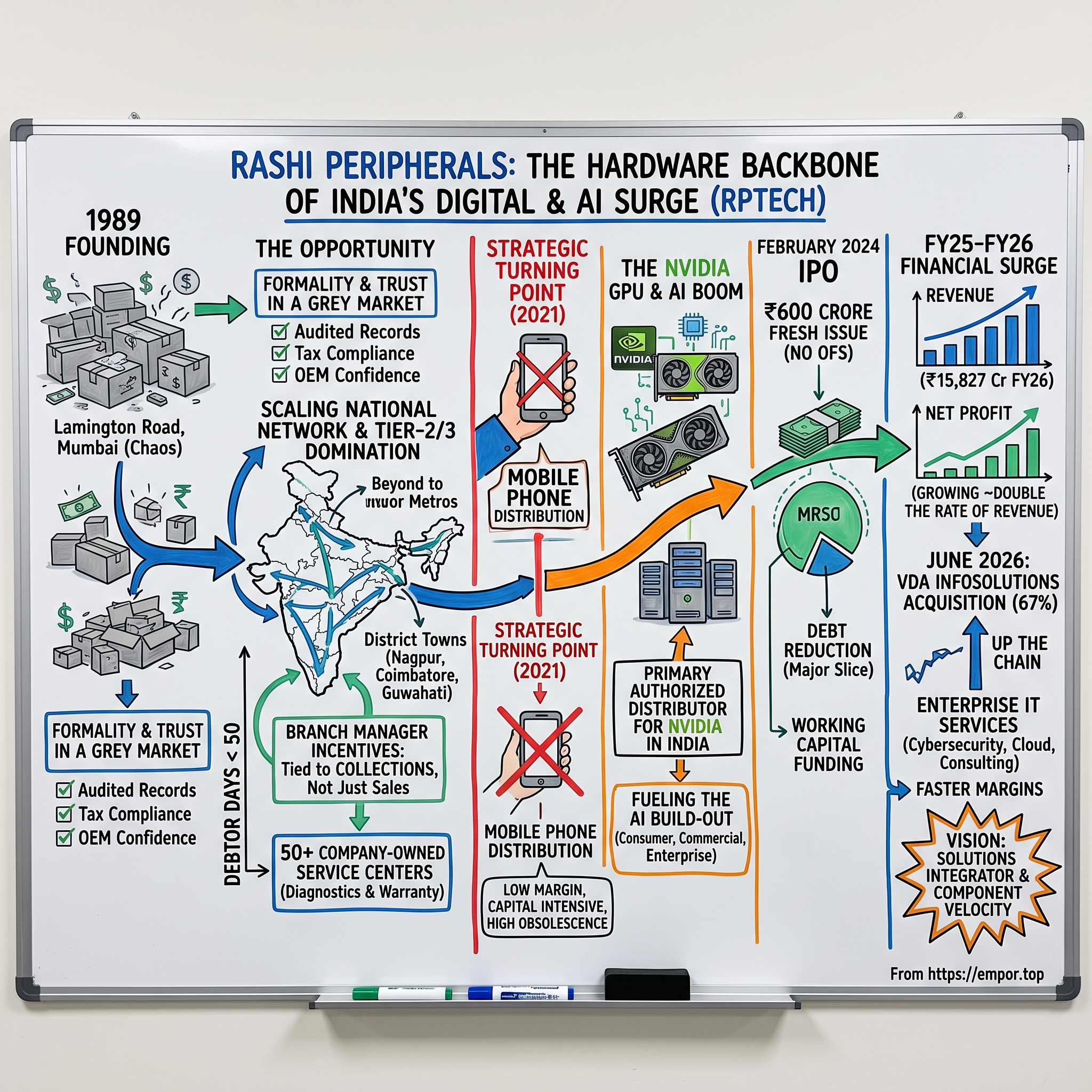 Rashi Peripherals Limited visual story map