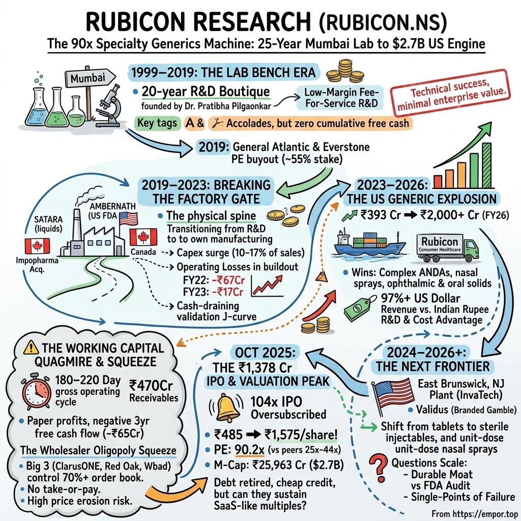 Rubicon Research Ltd visual story map