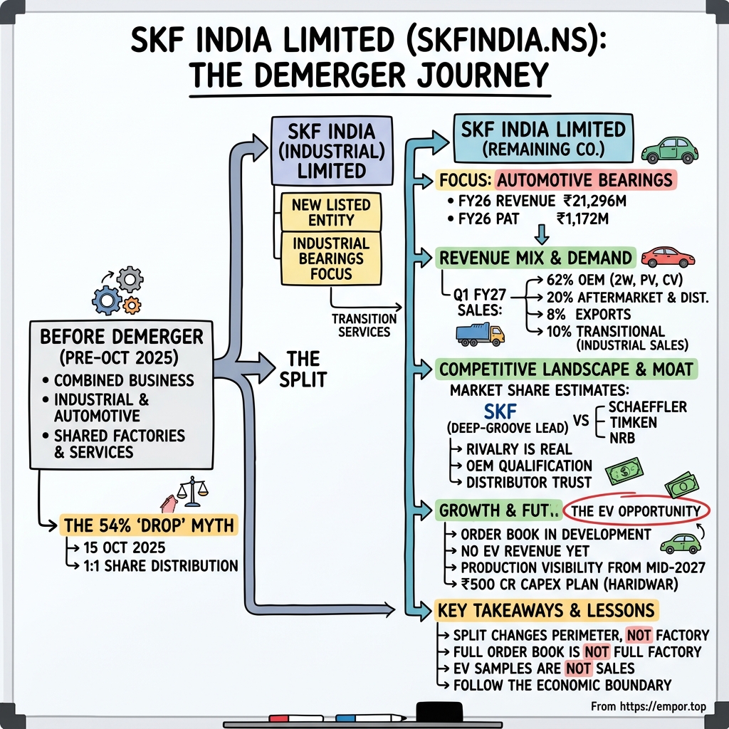 SKF India Limited visual story map