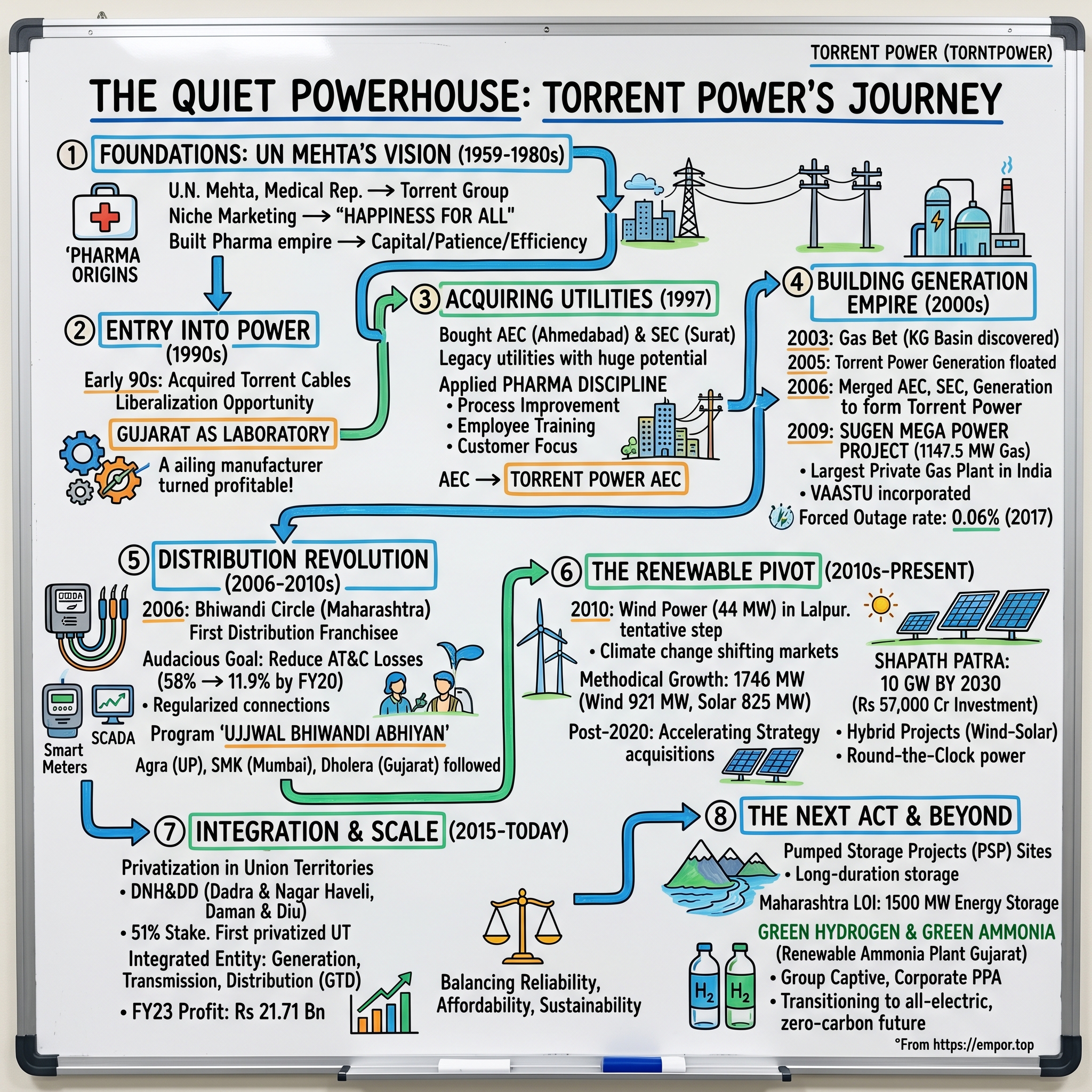 Torrent Power visual story map