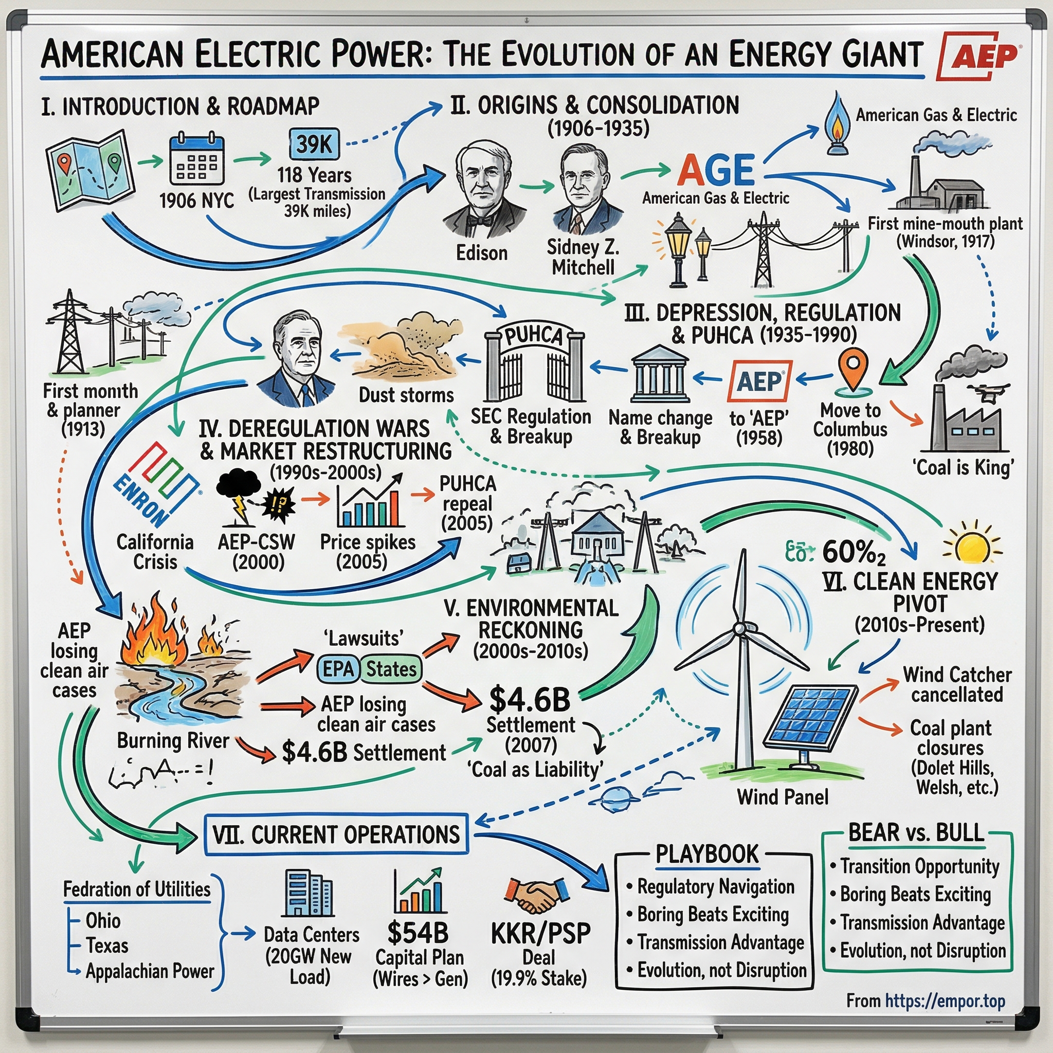 American Electric Power visual story map