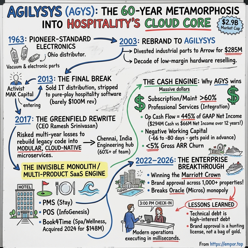 Agilysys visual story map