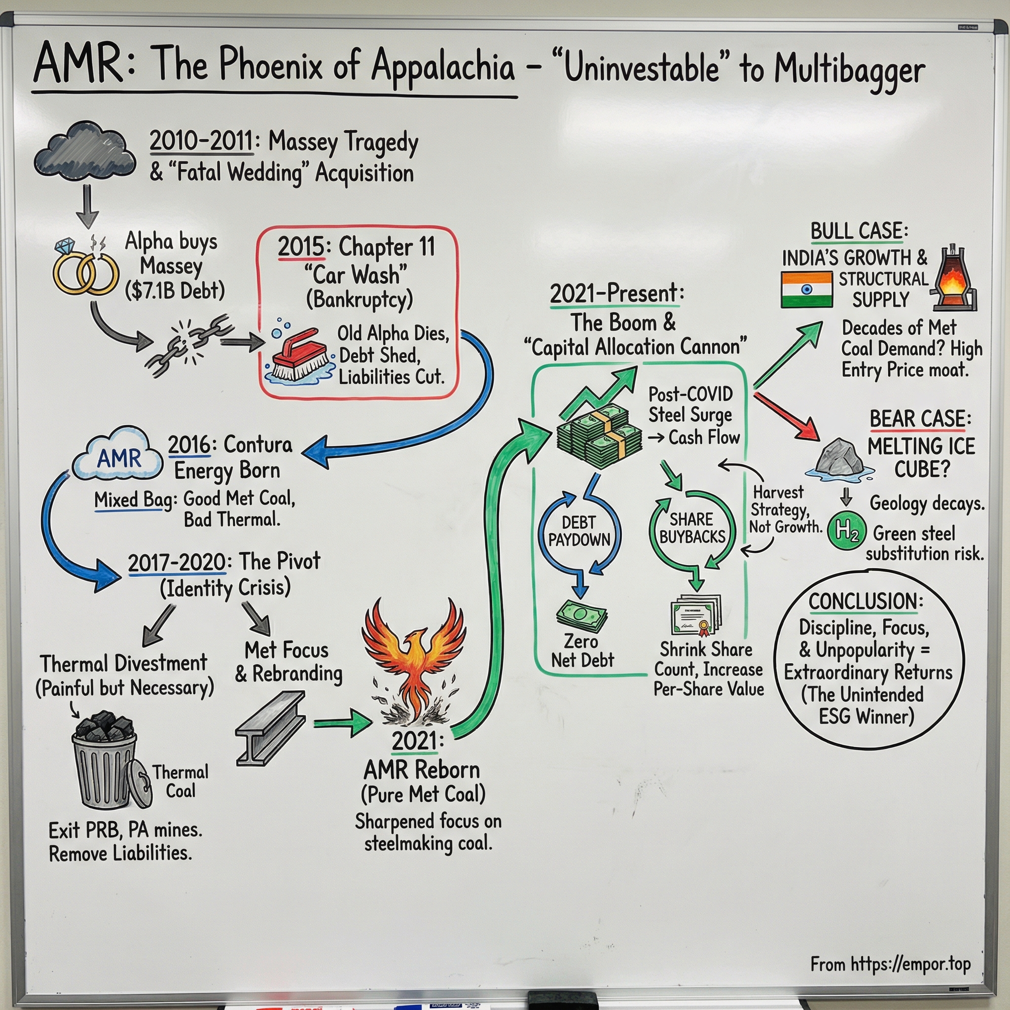 Alpha Metallurgical Resources visual story map
